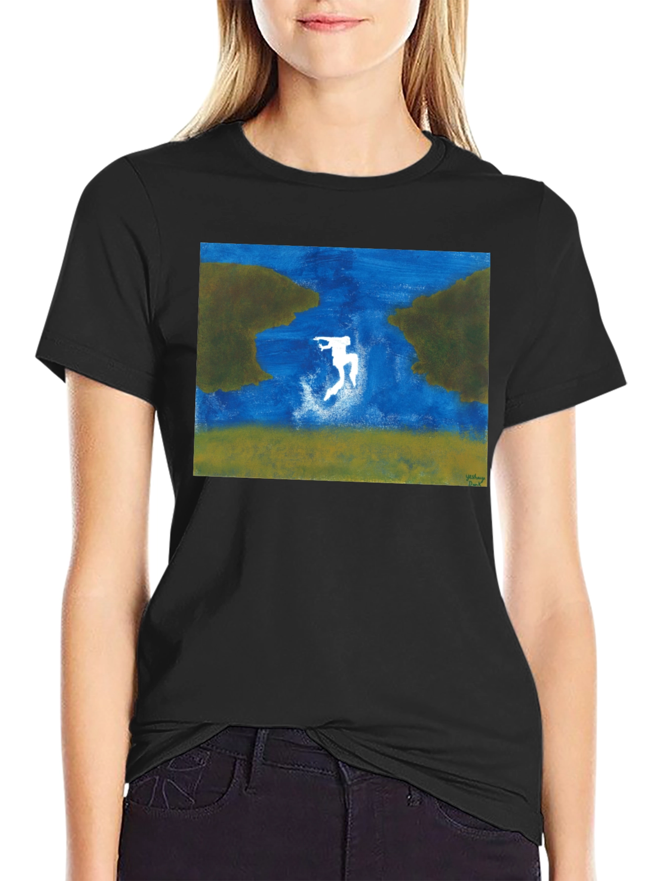 Abstract River Jump T-Shirt