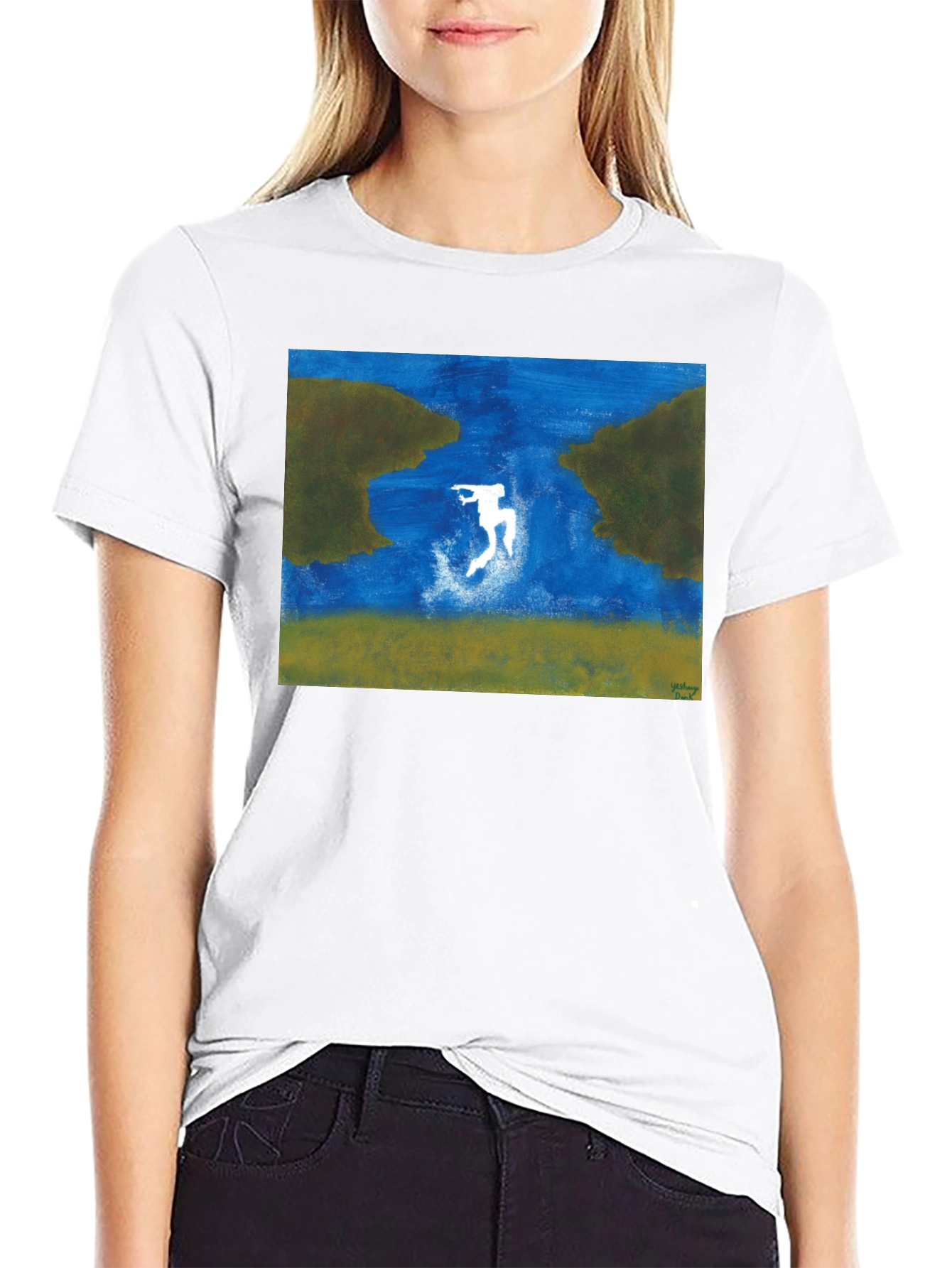 Abstract River Jump T-Shirt