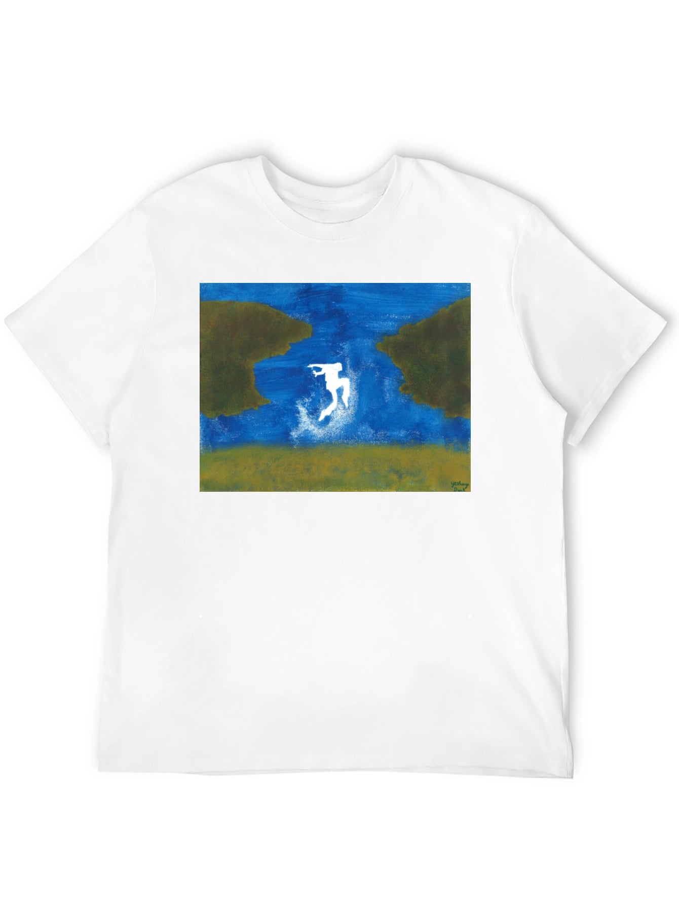 Abstract River Jump T-Shirt
