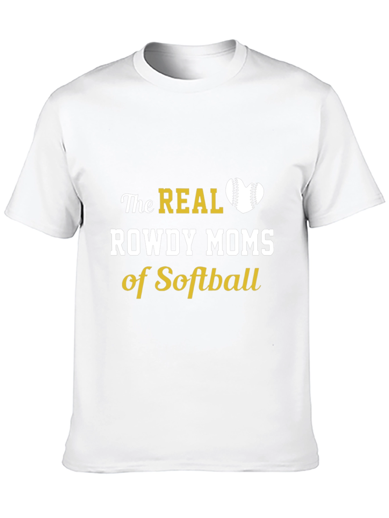 Rowdy Moms of Softball T-Shirt