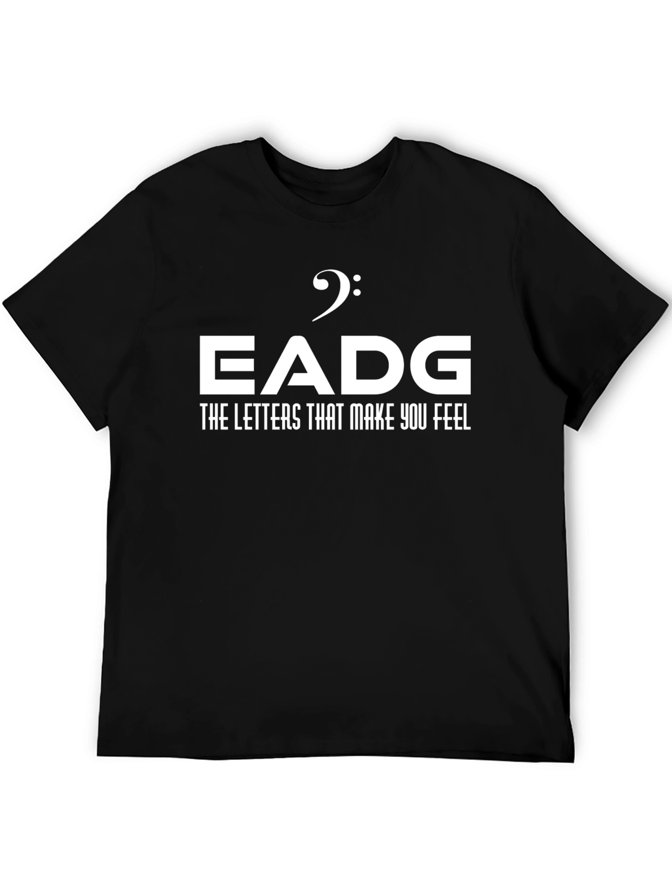 EADG Bass Guitar Strings T-Shirt - Music Lover Tee
