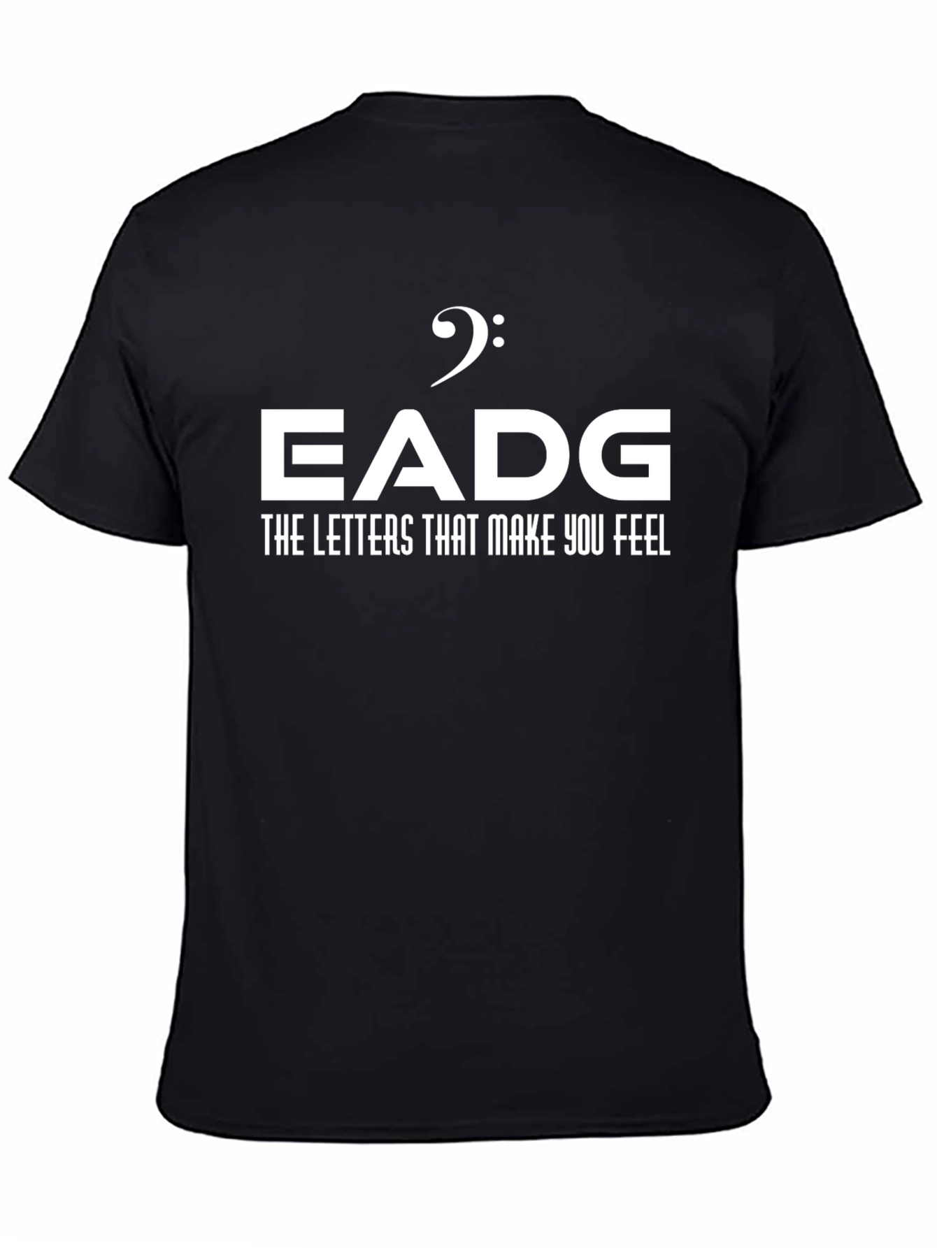 EADG Bass Guitar Strings T-Shirt - Music Lover Tee