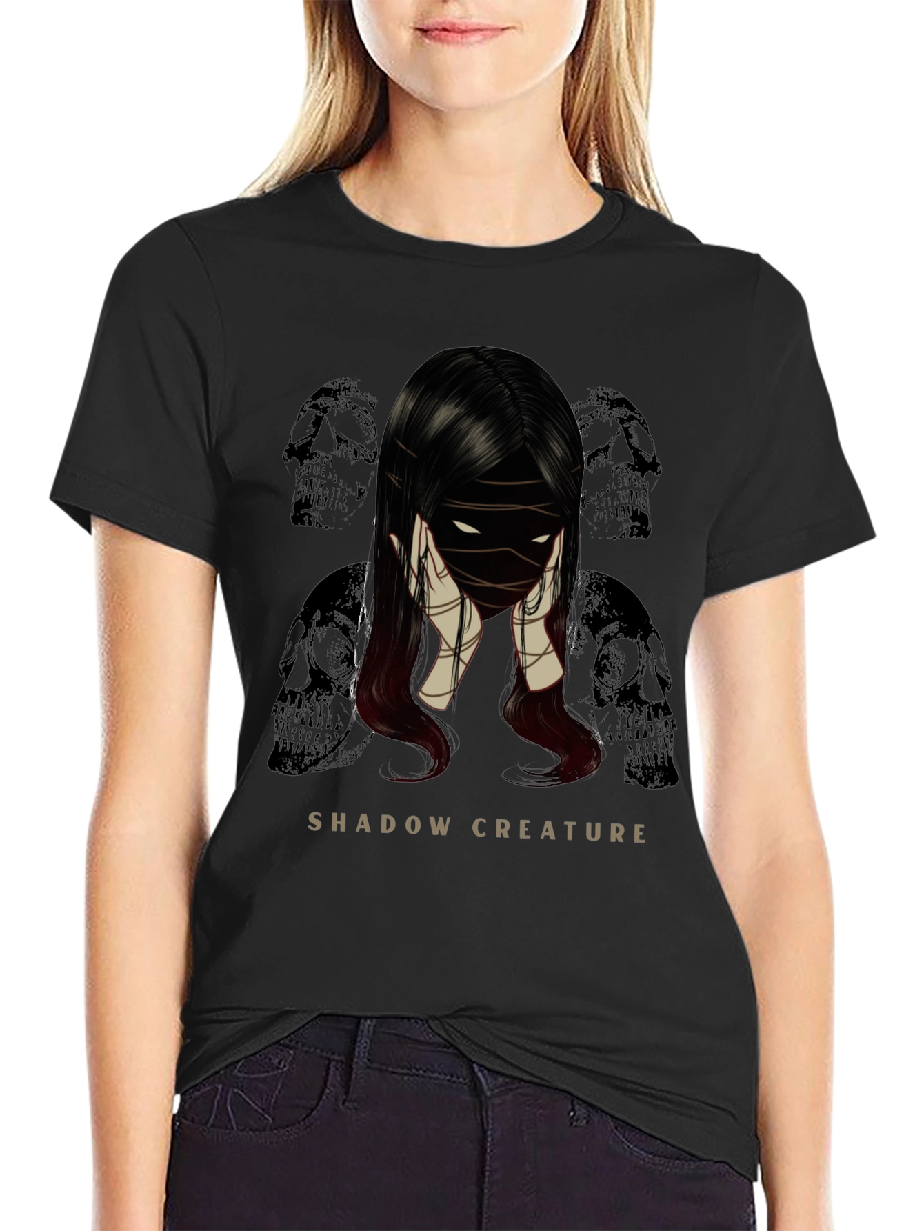 Shadow Creature Graphic T-Shirt
