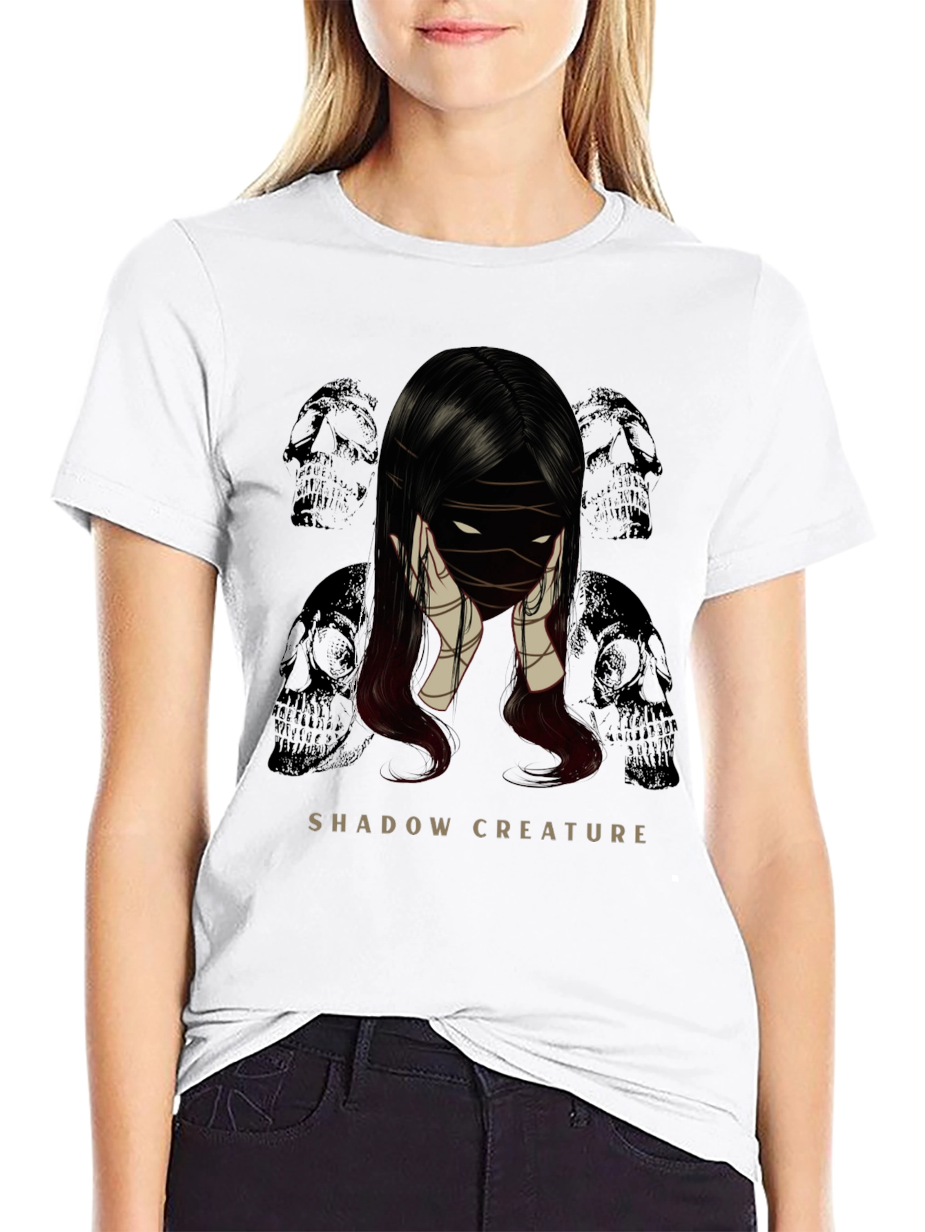 Shadow Creature Graphic T-Shirt