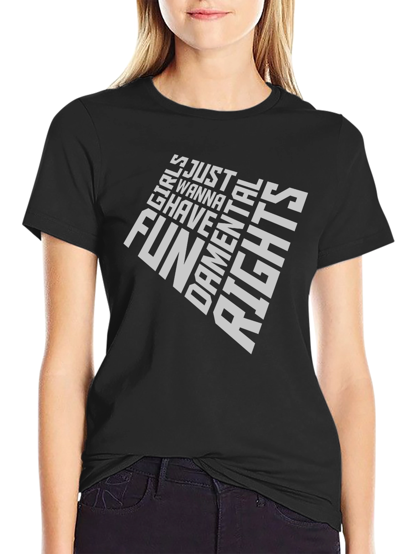 Feminist Fun T-Shirt: Girls Just Wanna Have Fundamental Rights