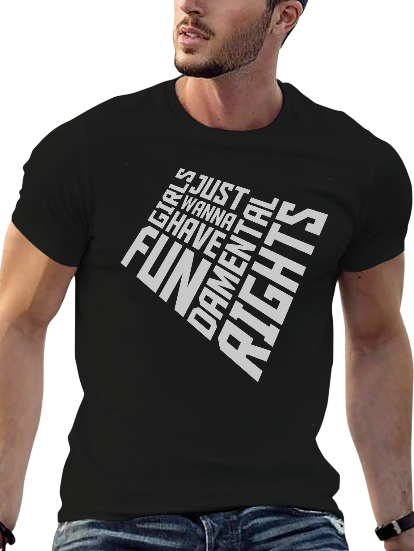 Feminist Fun T-Shirt: Girls Just Wanna Have Fundamental Rights