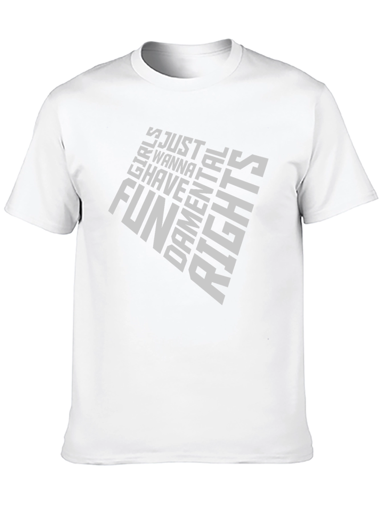 Feminist Fun T-Shirt: Girls Just Wanna Have Fundamental Rights