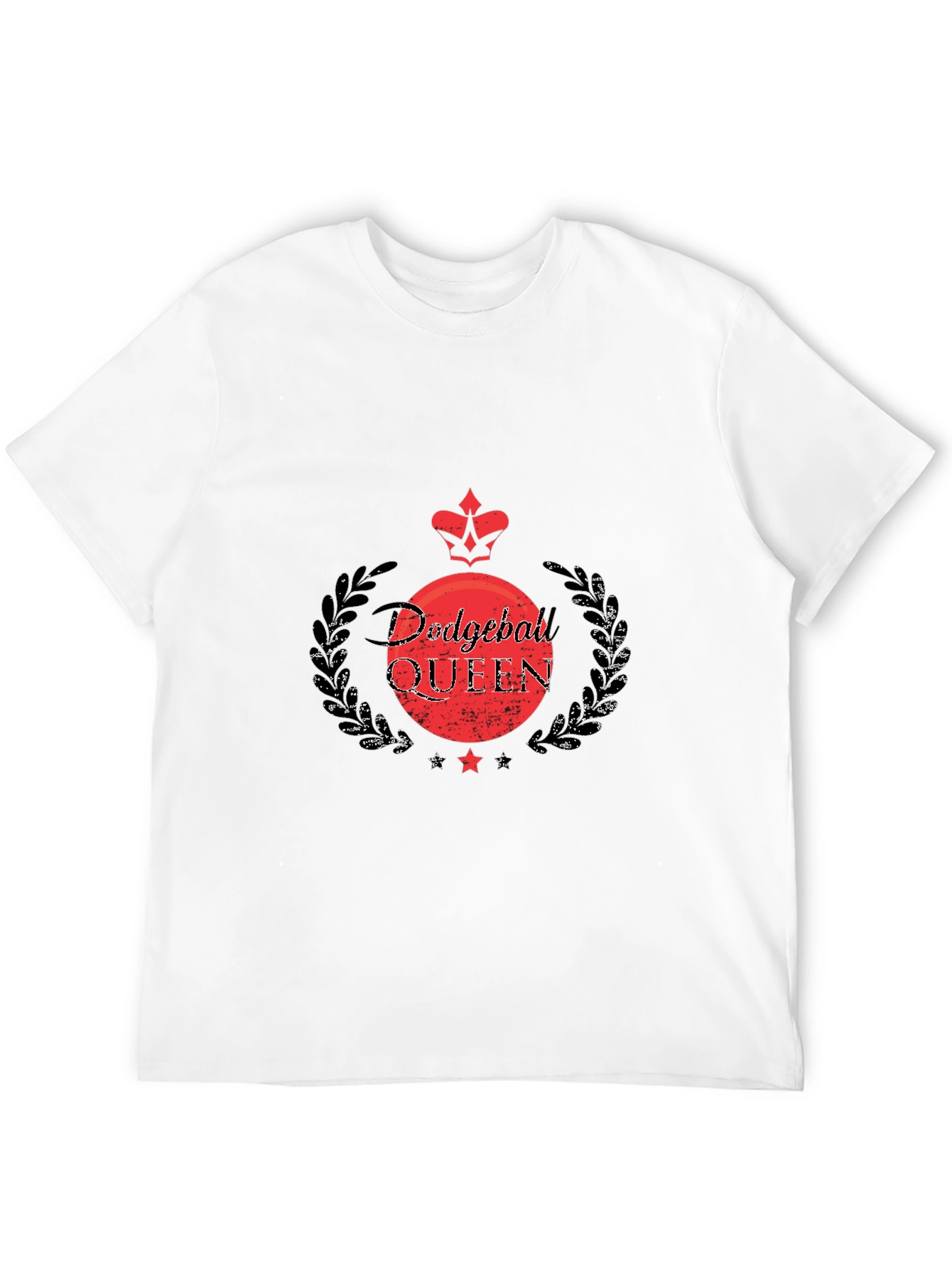 Dodgeball Queen Black T-Shirt