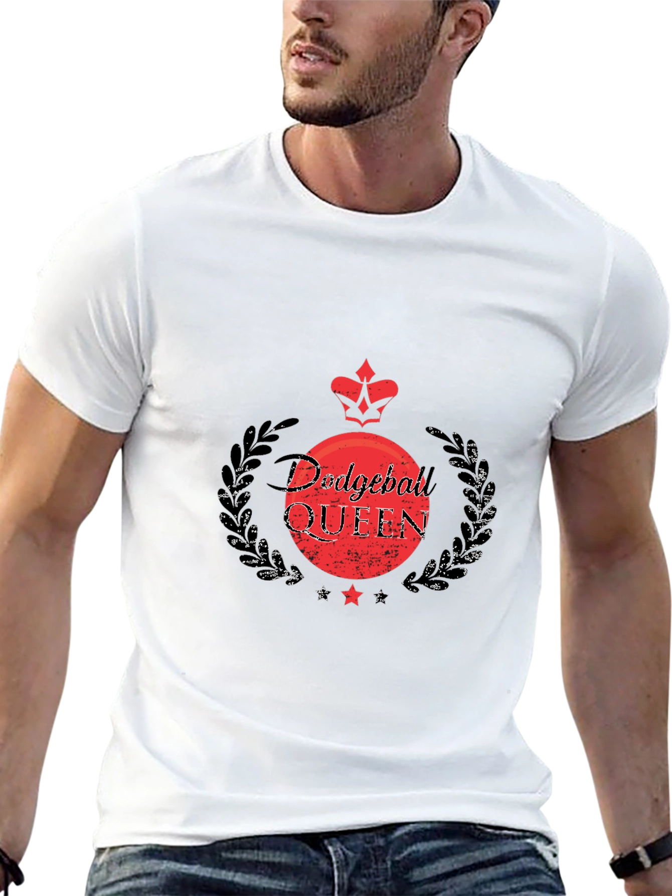 Dodgeball Queen Black T-Shirt