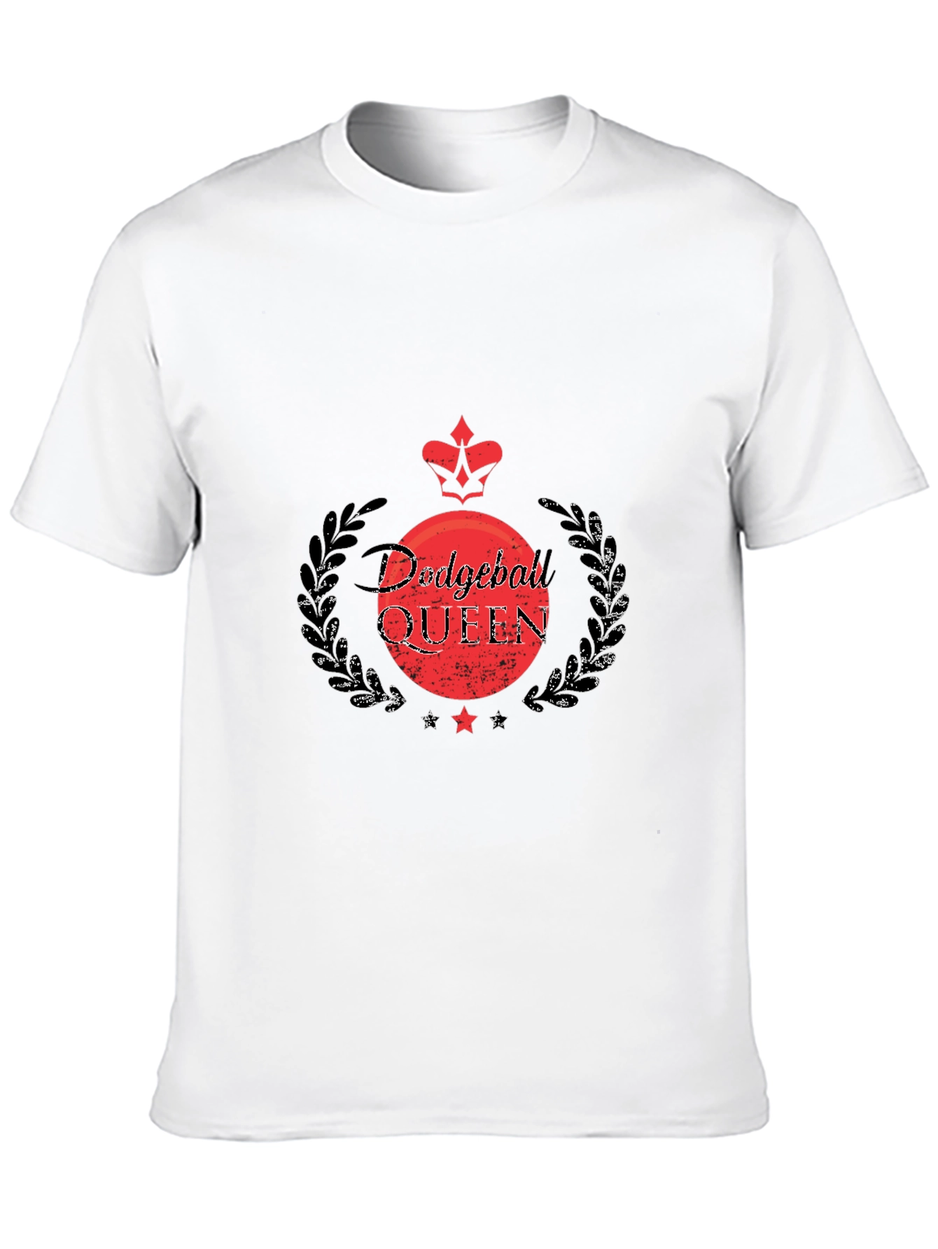 Dodgeball Queen Black T-Shirt