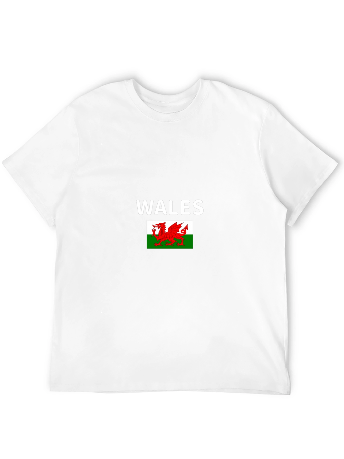 Wales Flag Graphic Black T-Shirt