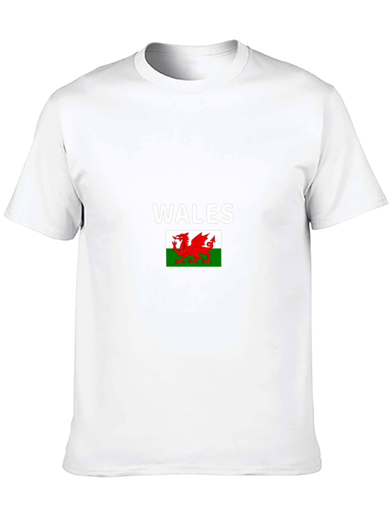 Wales Flag Graphic Black T-Shirt