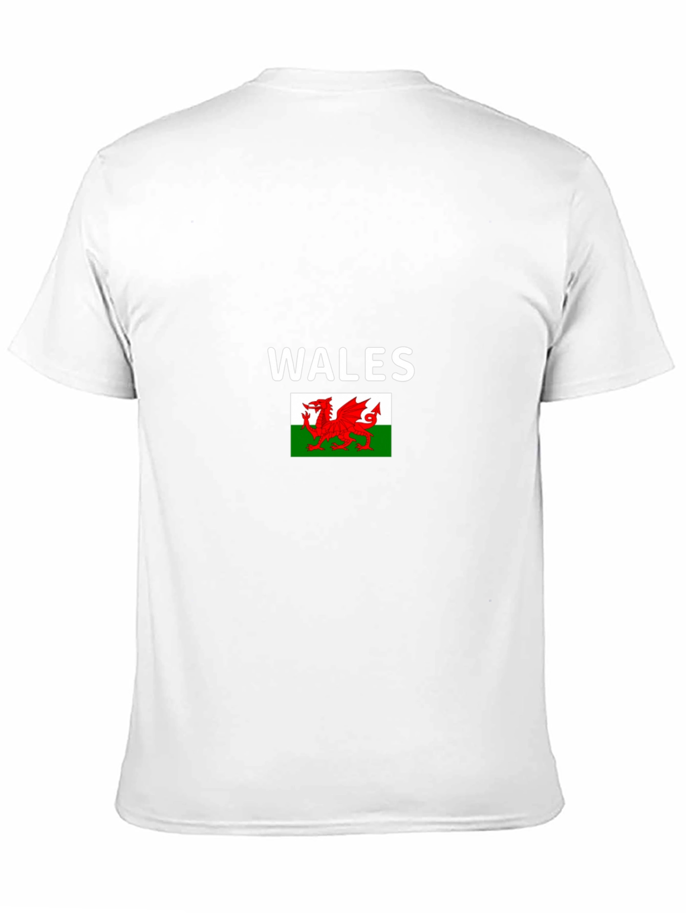 Wales Flag Graphic Black T-Shirt