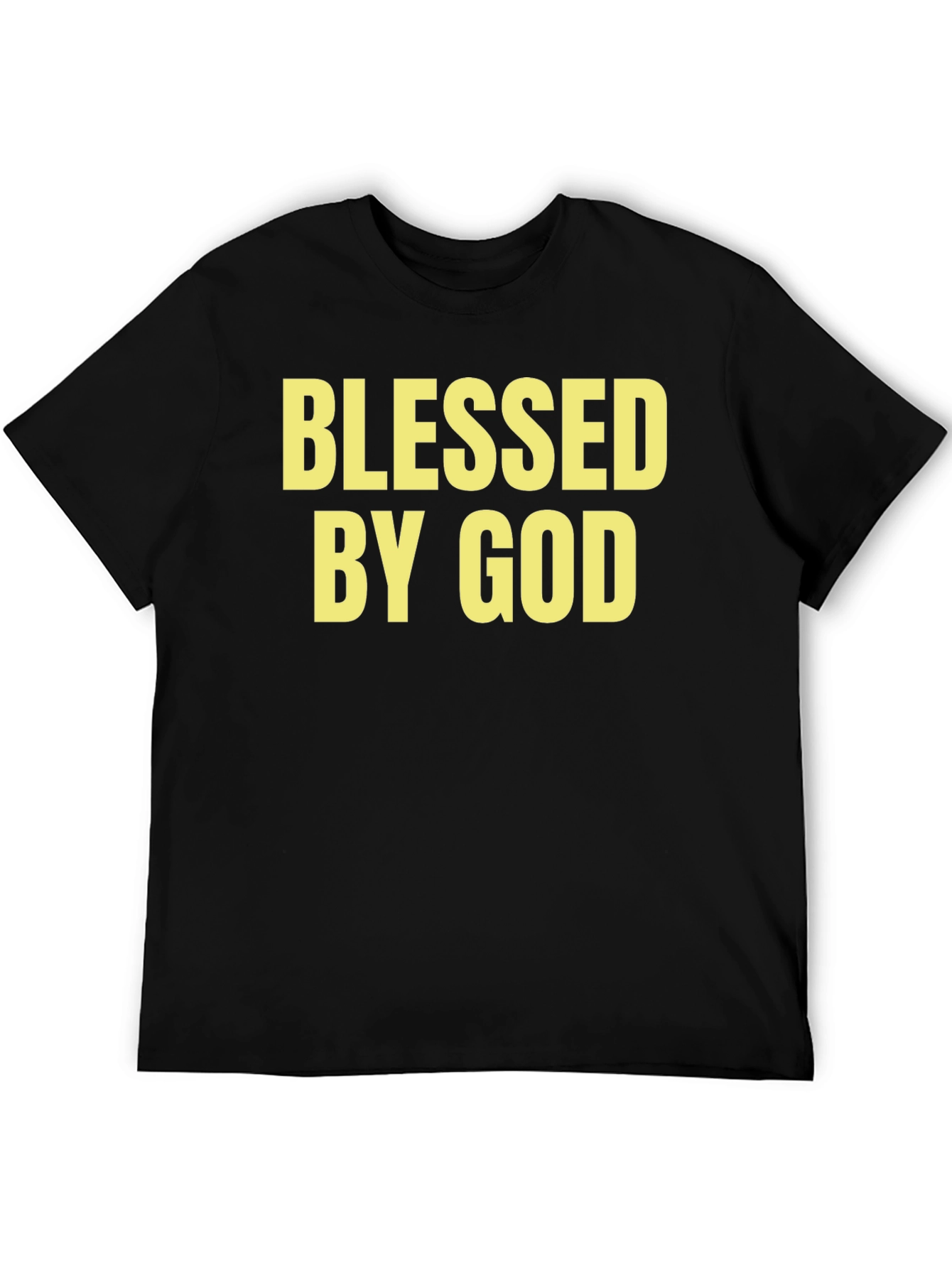 Blessed by God Black Graphic Tee
