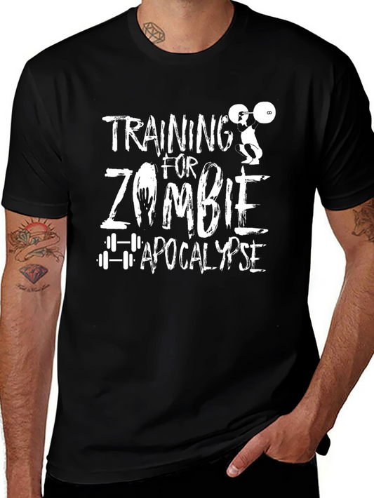 Zombie Apocalypse Training Graphic T-Shirt