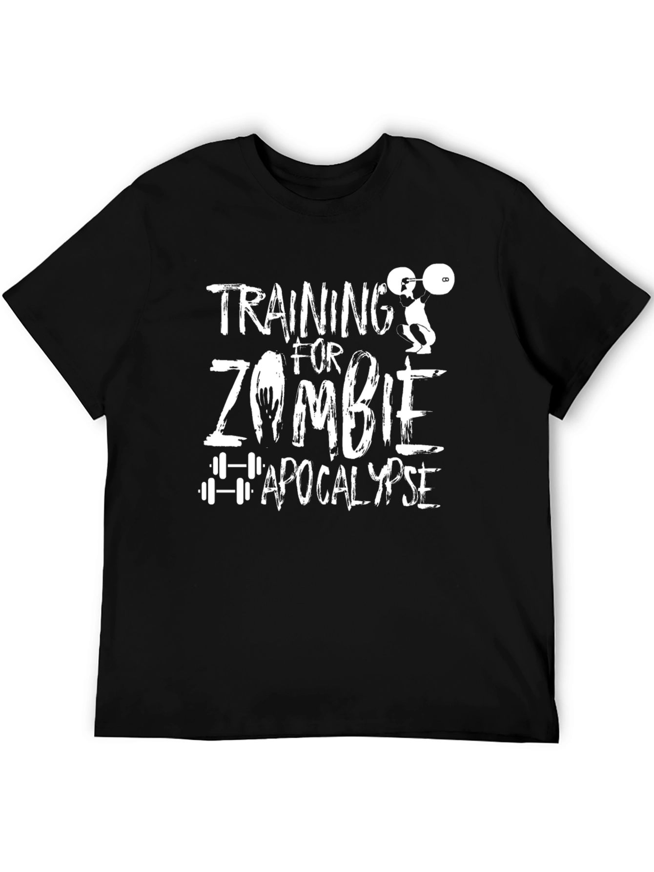 Zombie Apocalypse Training Graphic T-Shirt
