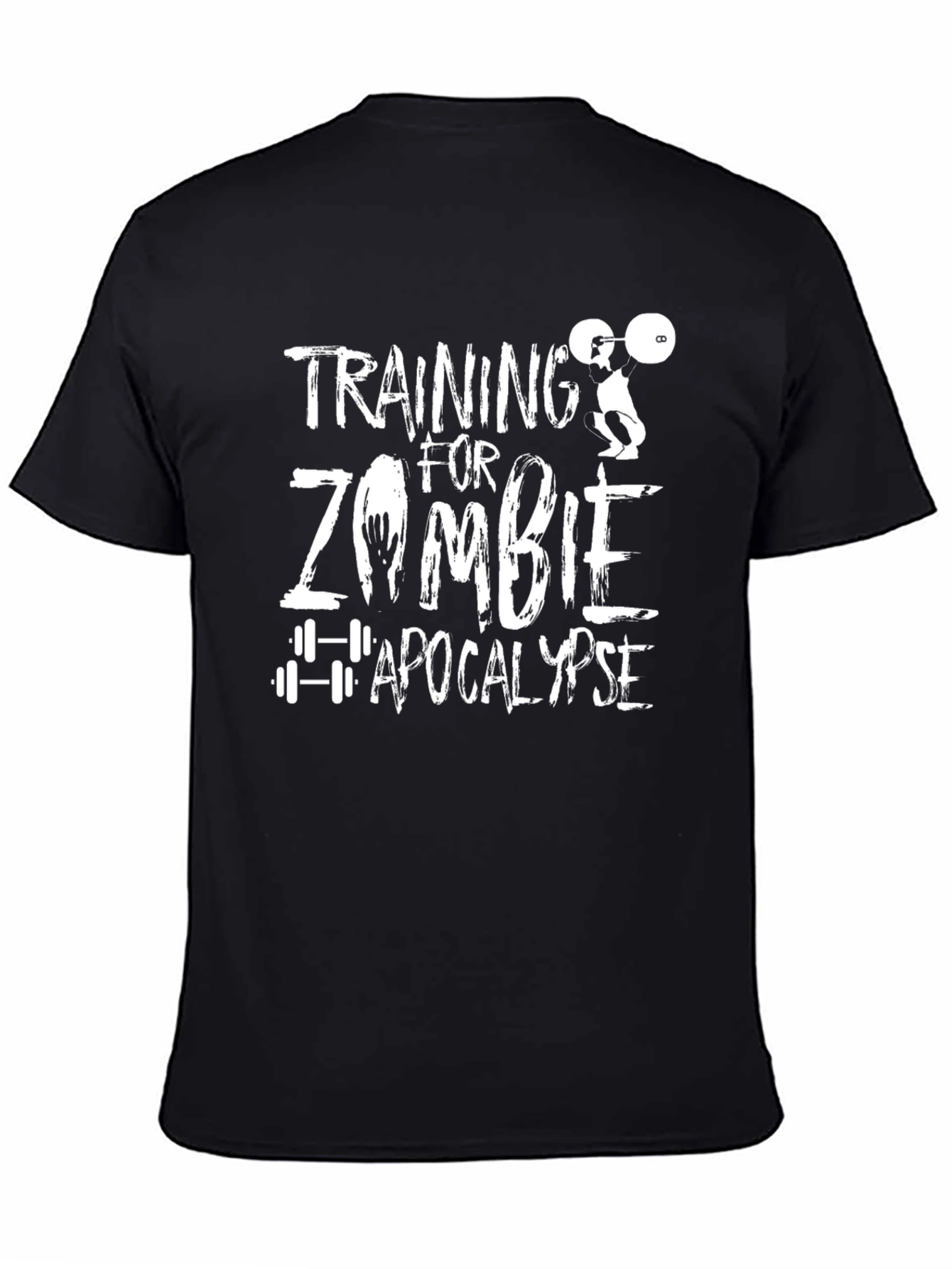 Zombie Apocalypse Training Graphic T-Shirt