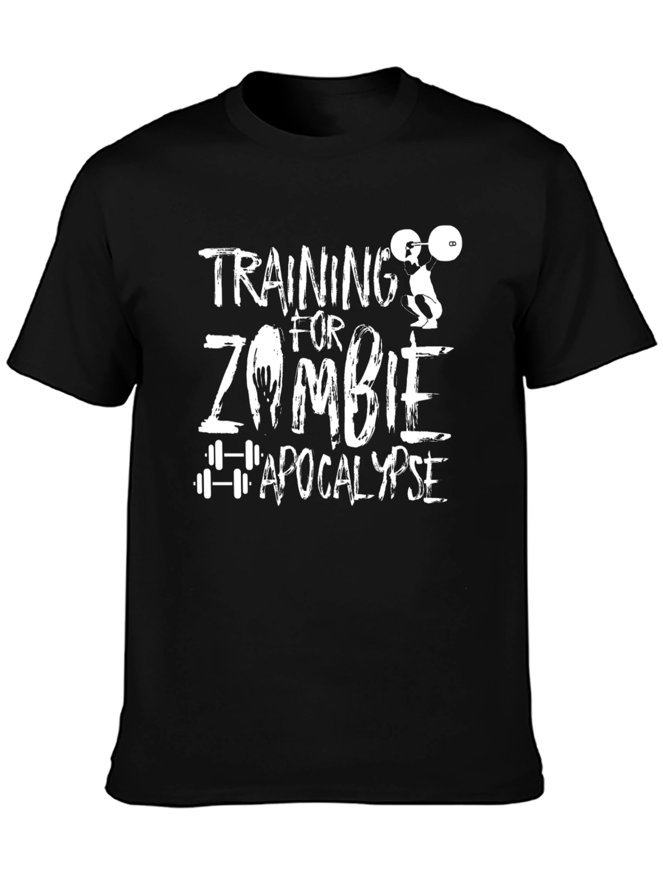 Zombie Apocalypse Training Graphic T-Shirt