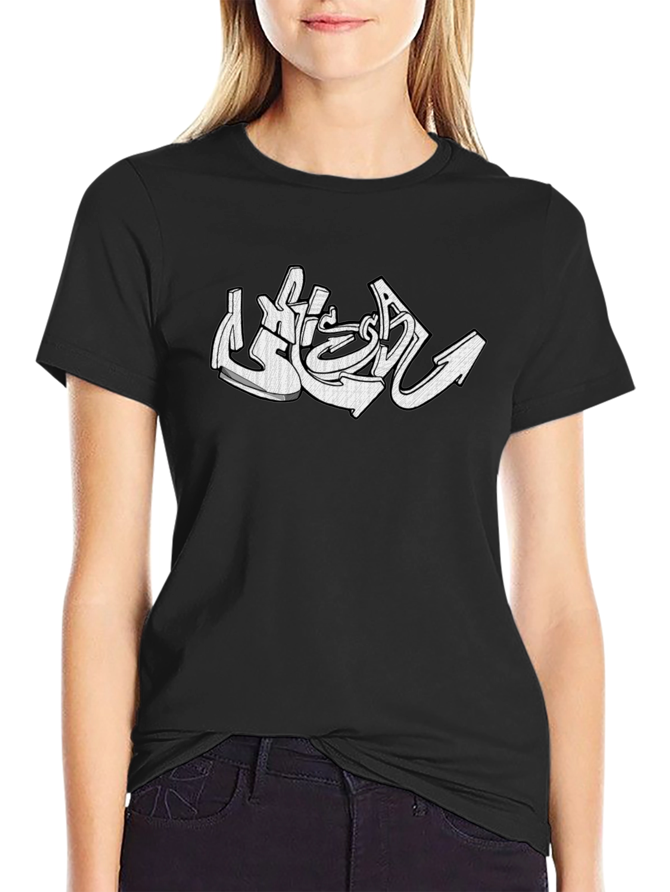 Graffiti Graphic Black T-Shirt - Streetwear Style