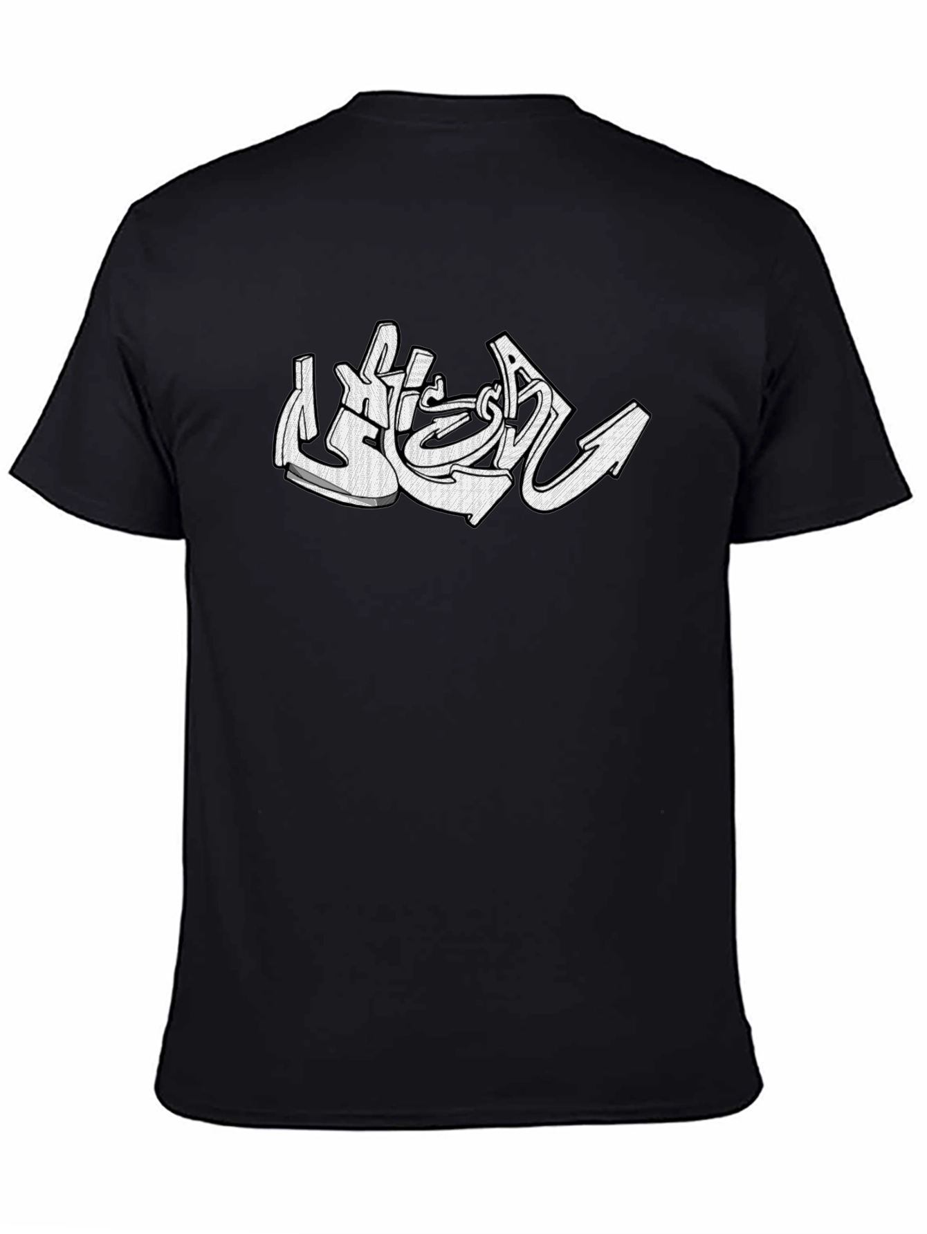 Graffiti Graphic Black T-Shirt - Streetwear Style