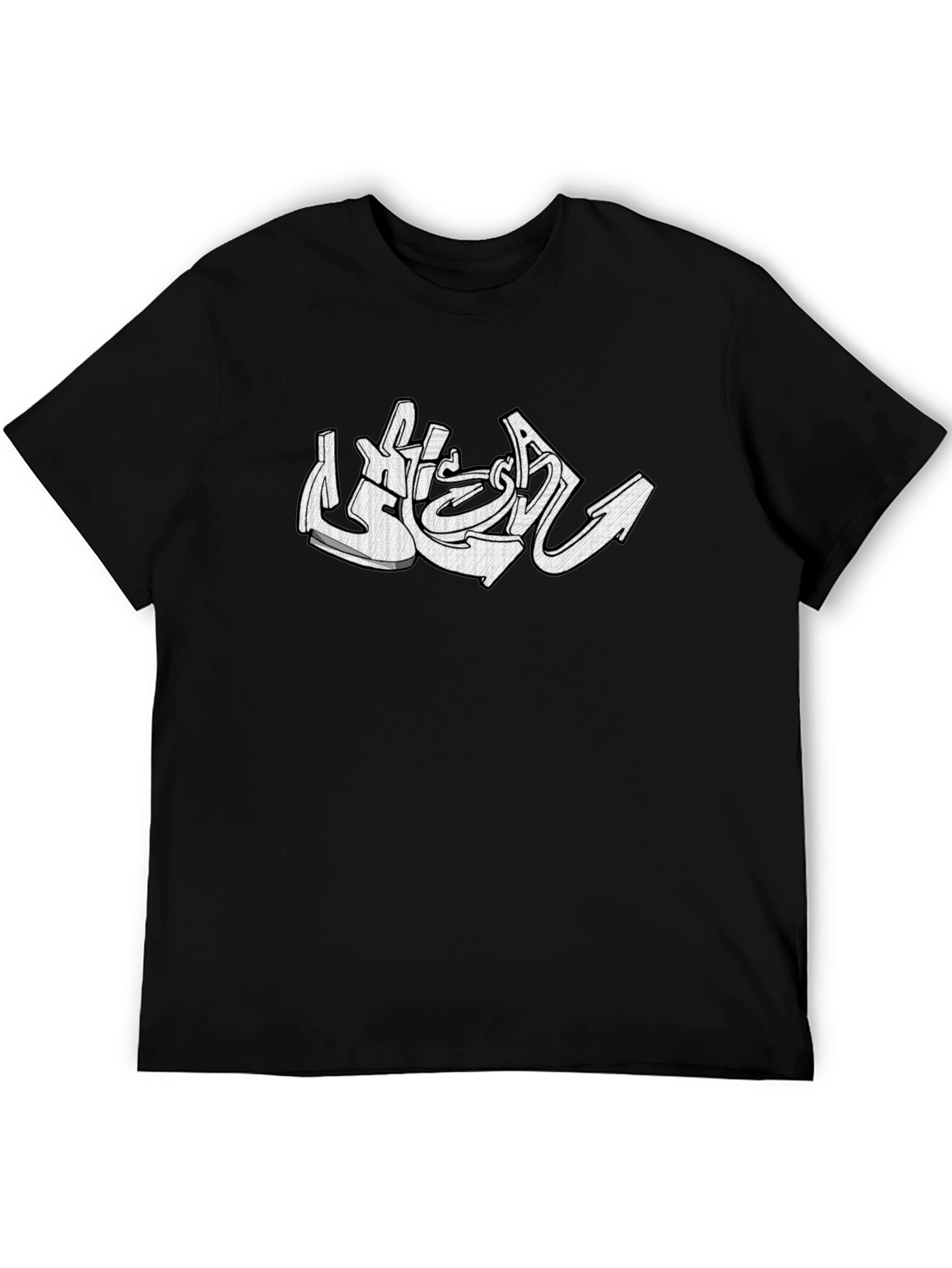 Graffiti Graphic Black T-Shirt - Streetwear Style