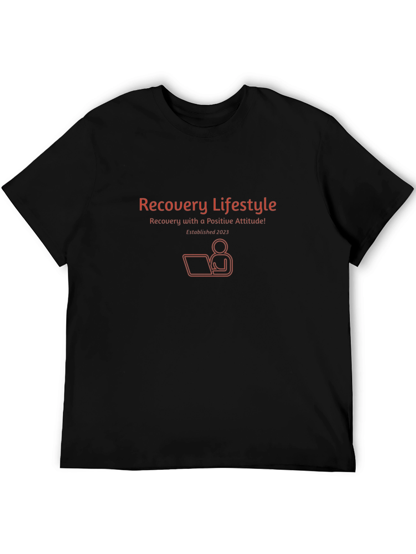 Recovery Lifestyle Black T-Shirt