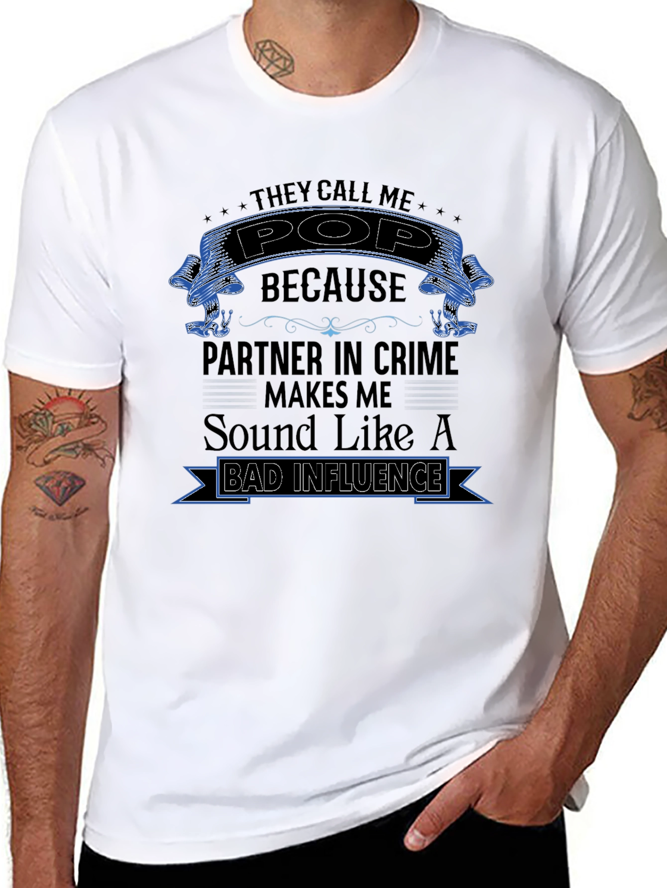 They Call Me Pop T-Shirt - Partner in Crime