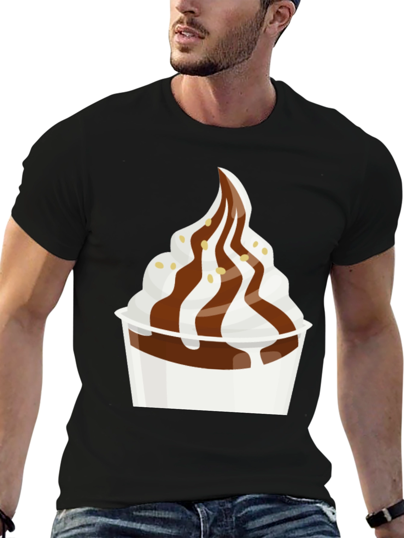Dessert T-Shirt - Creamy Soft Serve Graphic Tee