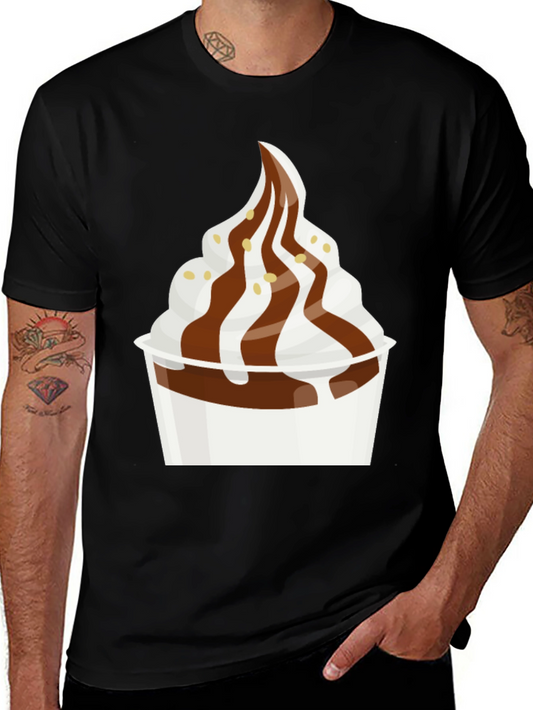 Dessert T-Shirt - Creamy Soft Serve Graphic Tee
