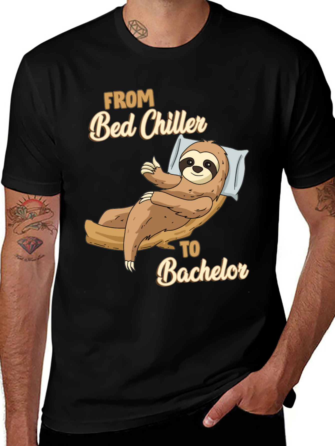 From Bed Chiller to Bachelor Sloth T-Shirt