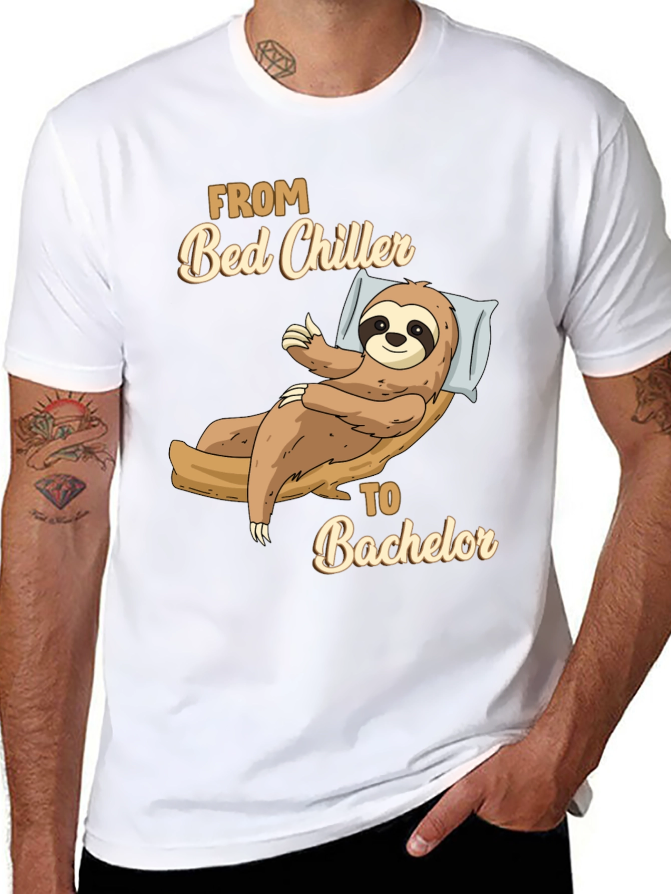 From Bed Chiller to Bachelor Sloth T-Shirt