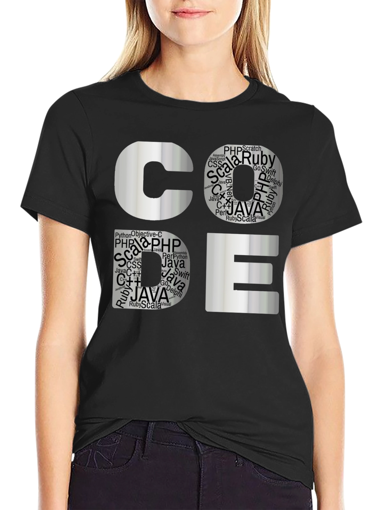 Coders Tee: Software Languages Graphic T-Shirt
