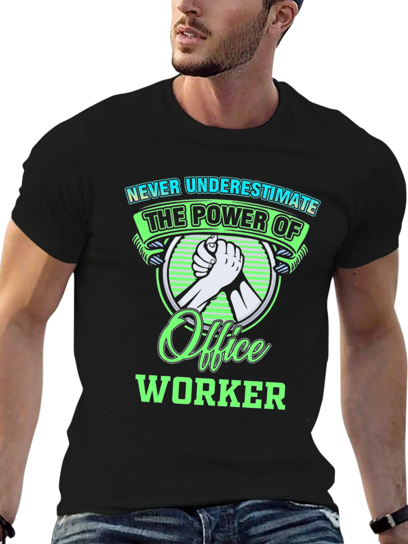 Office Worker Power T-Shirt