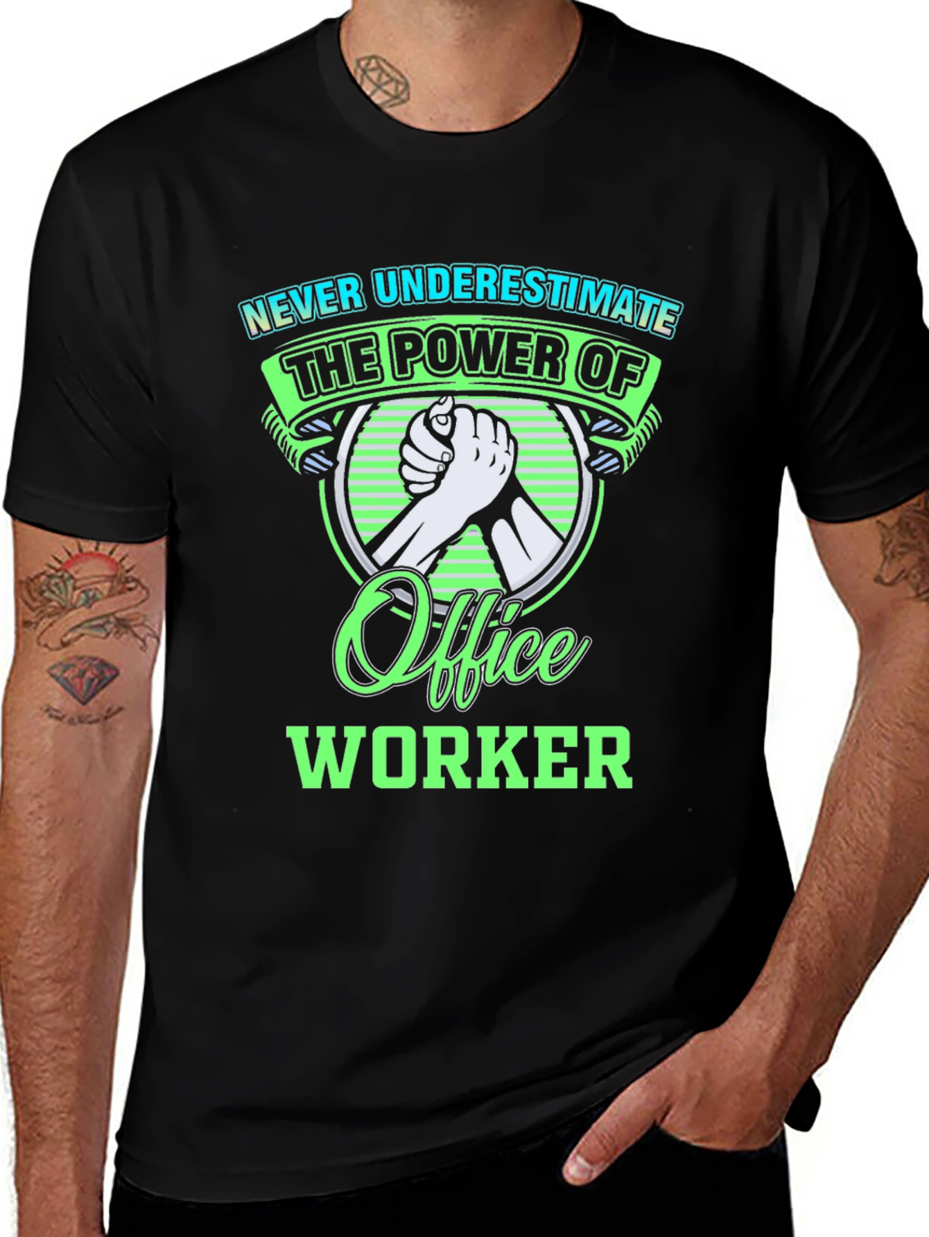 Office Worker Power T-Shirt