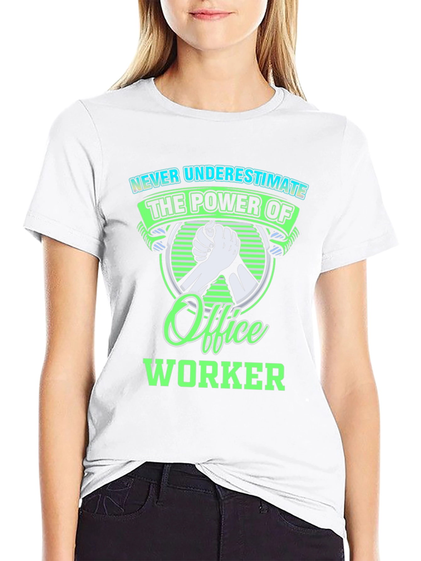 Office Worker Power T-Shirt