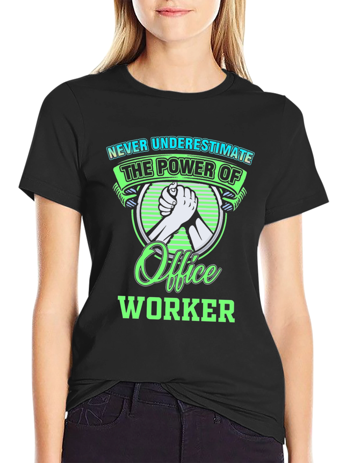 Office Worker Power T-Shirt