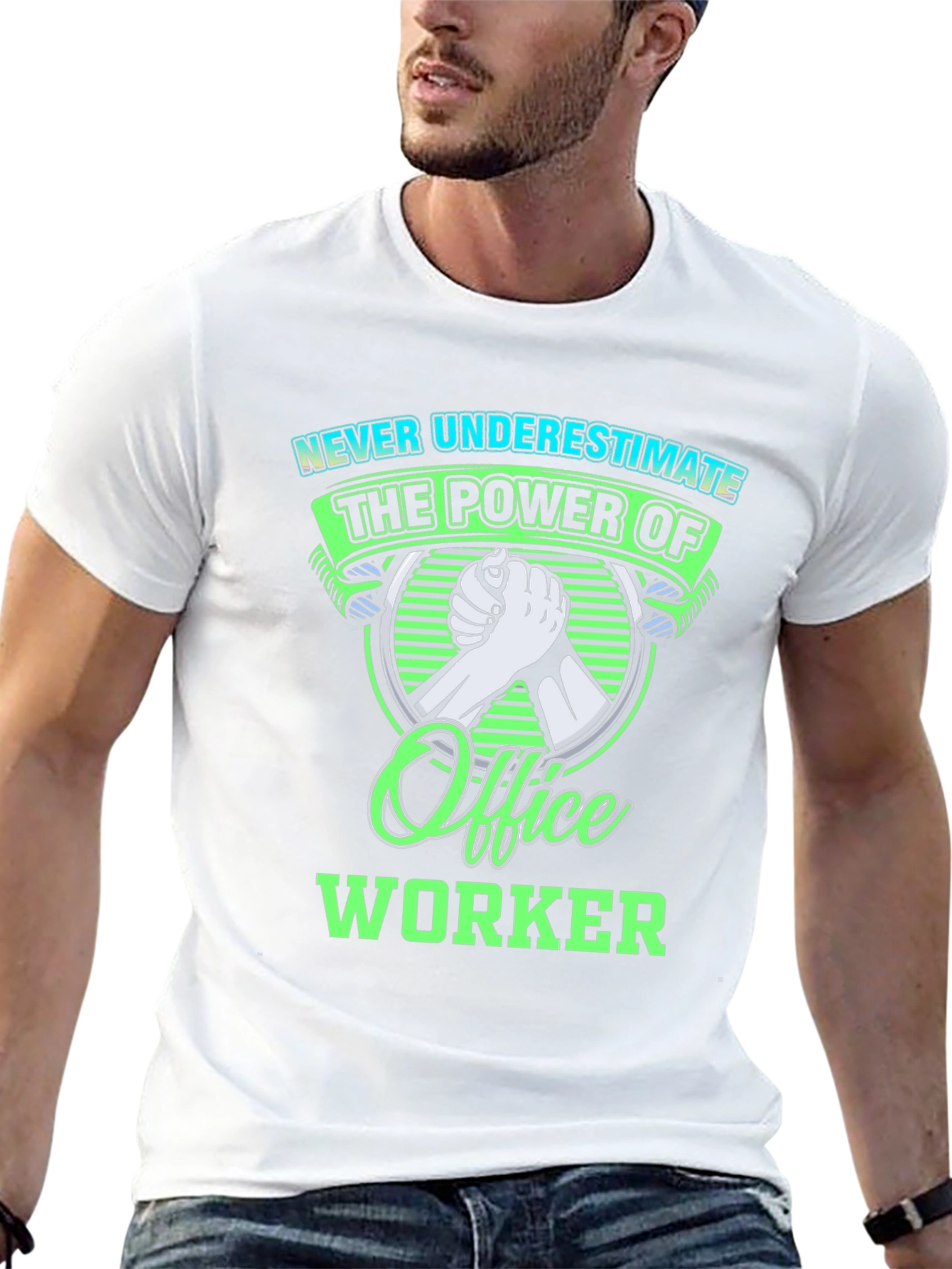 Office Worker Power T-Shirt