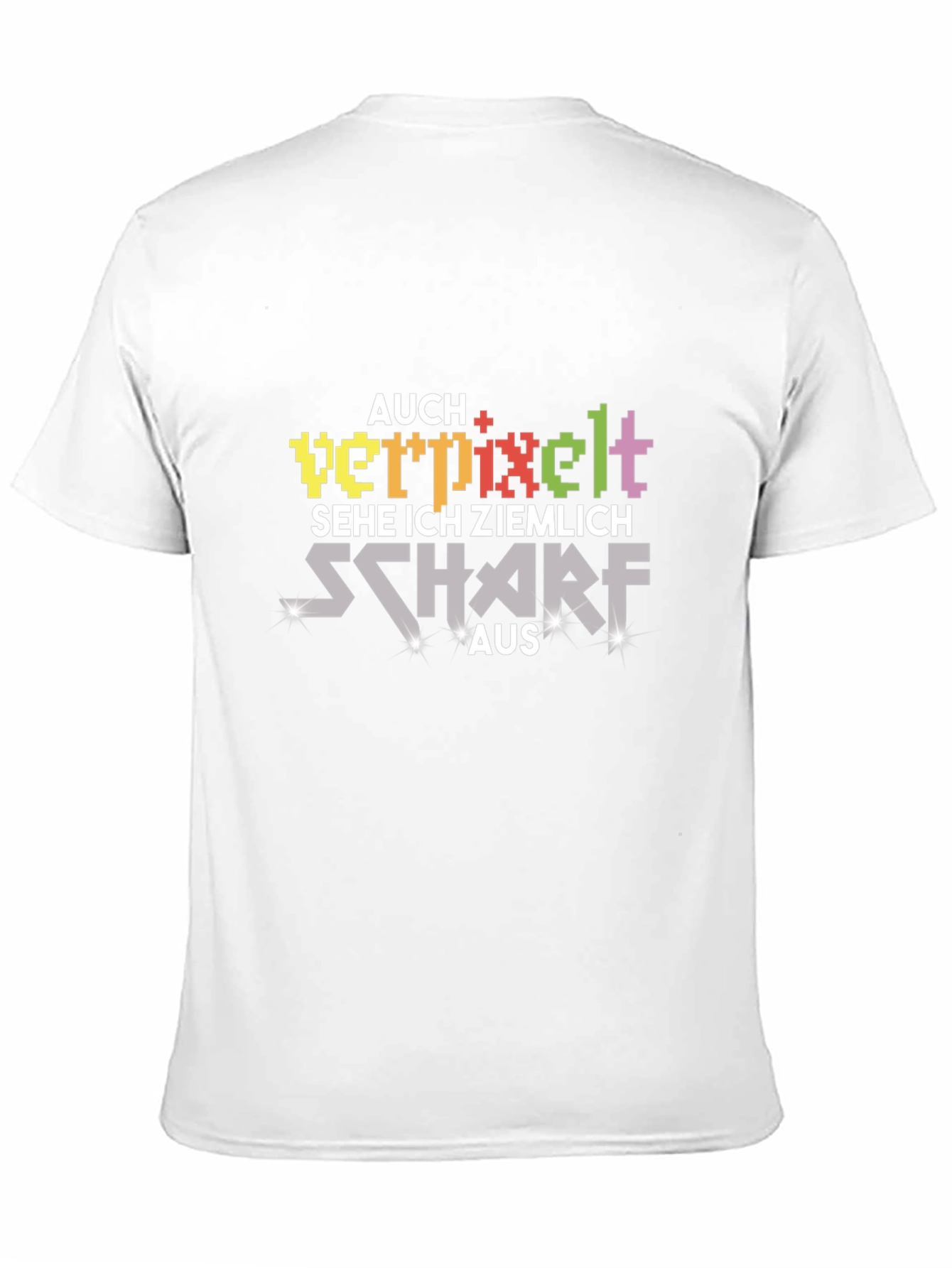 Pixelated Sharp T-Shirt - Gamer Style