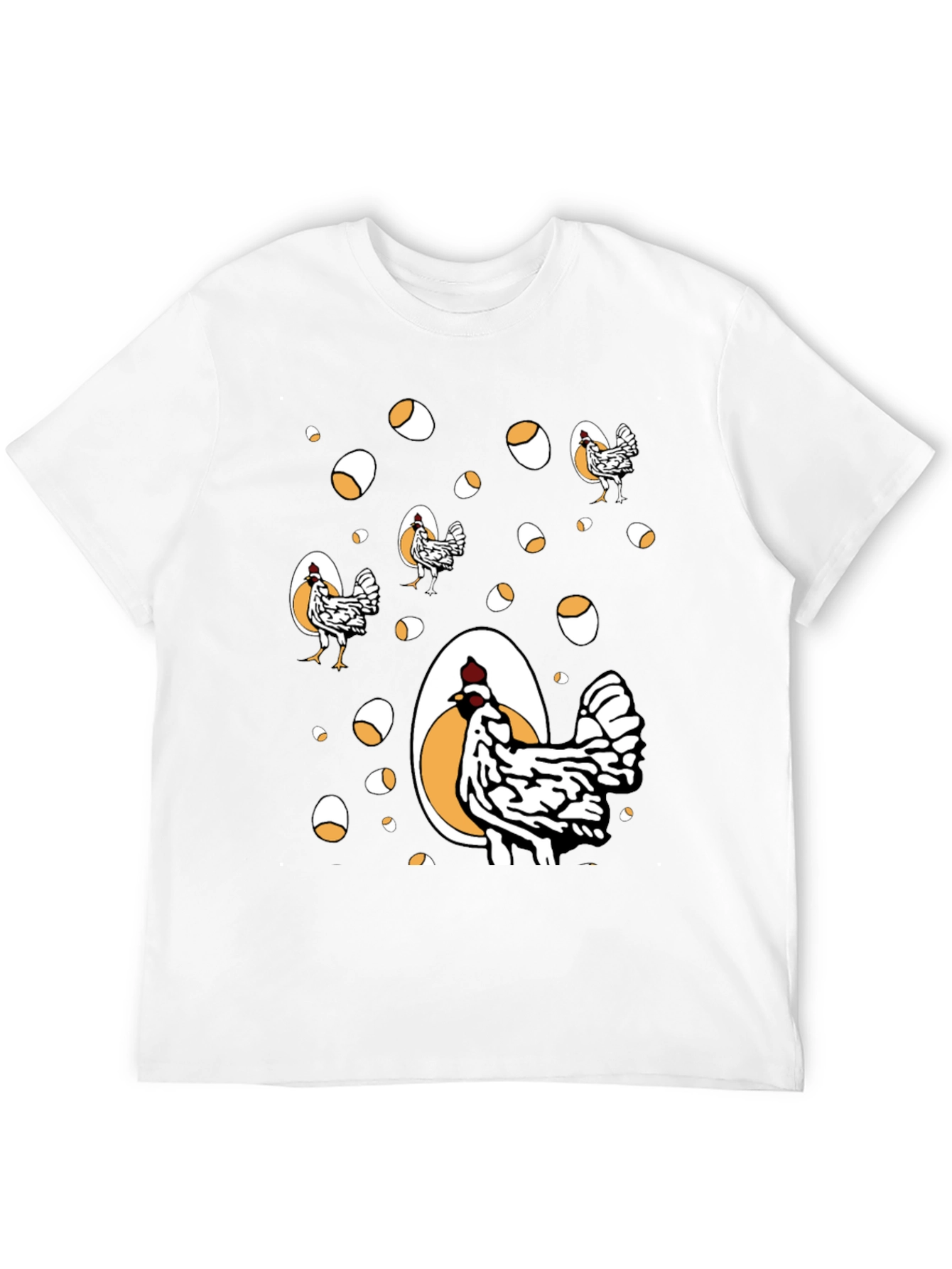 Funny Chicken & Egg Graphic Tee