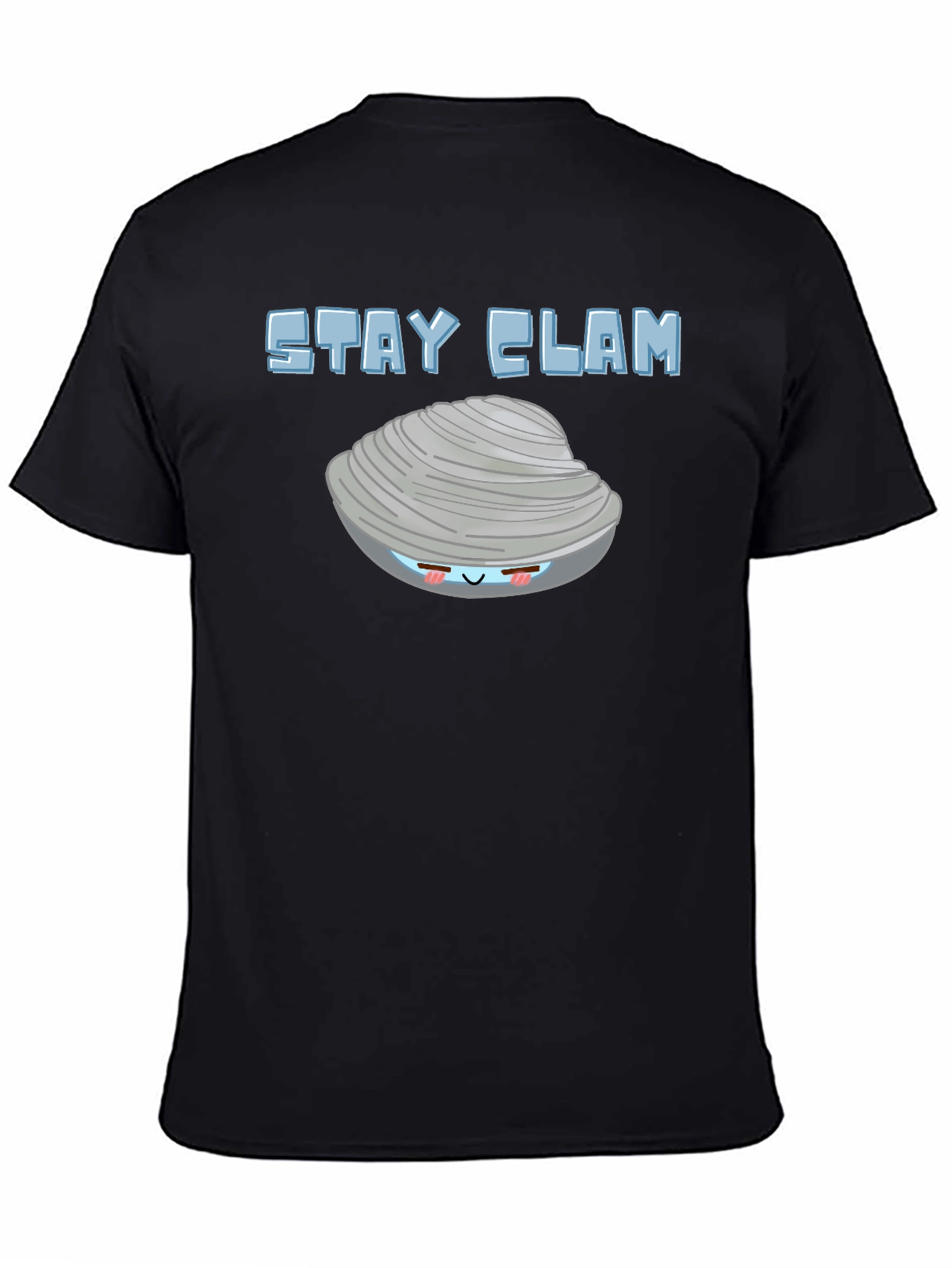 Stay Clam Graphic T-Shirt - Funny Ocean Life Tee