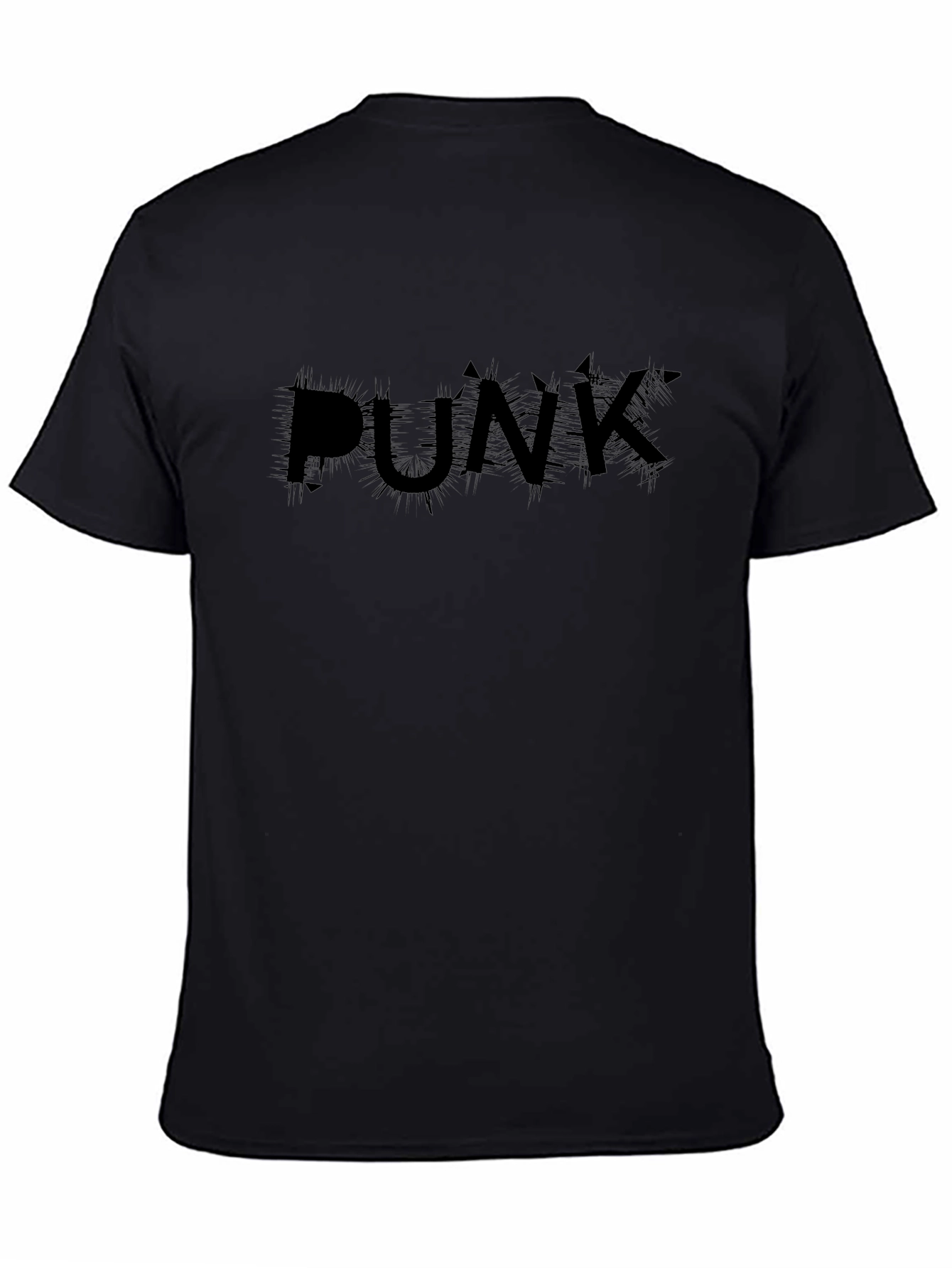 Edgy Black Punk T-Shirt