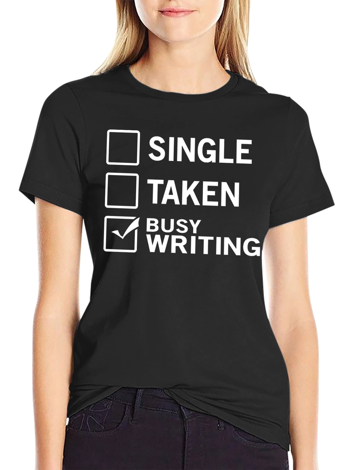 Busy Writing Graphic T-Shirt