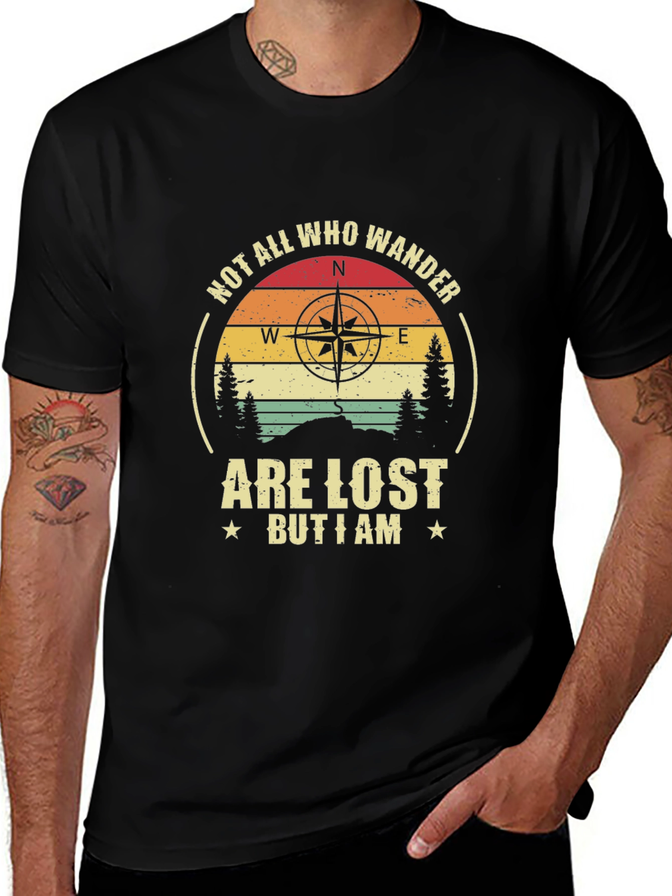 Not All Who Wander Are Lost Graphic Tee
