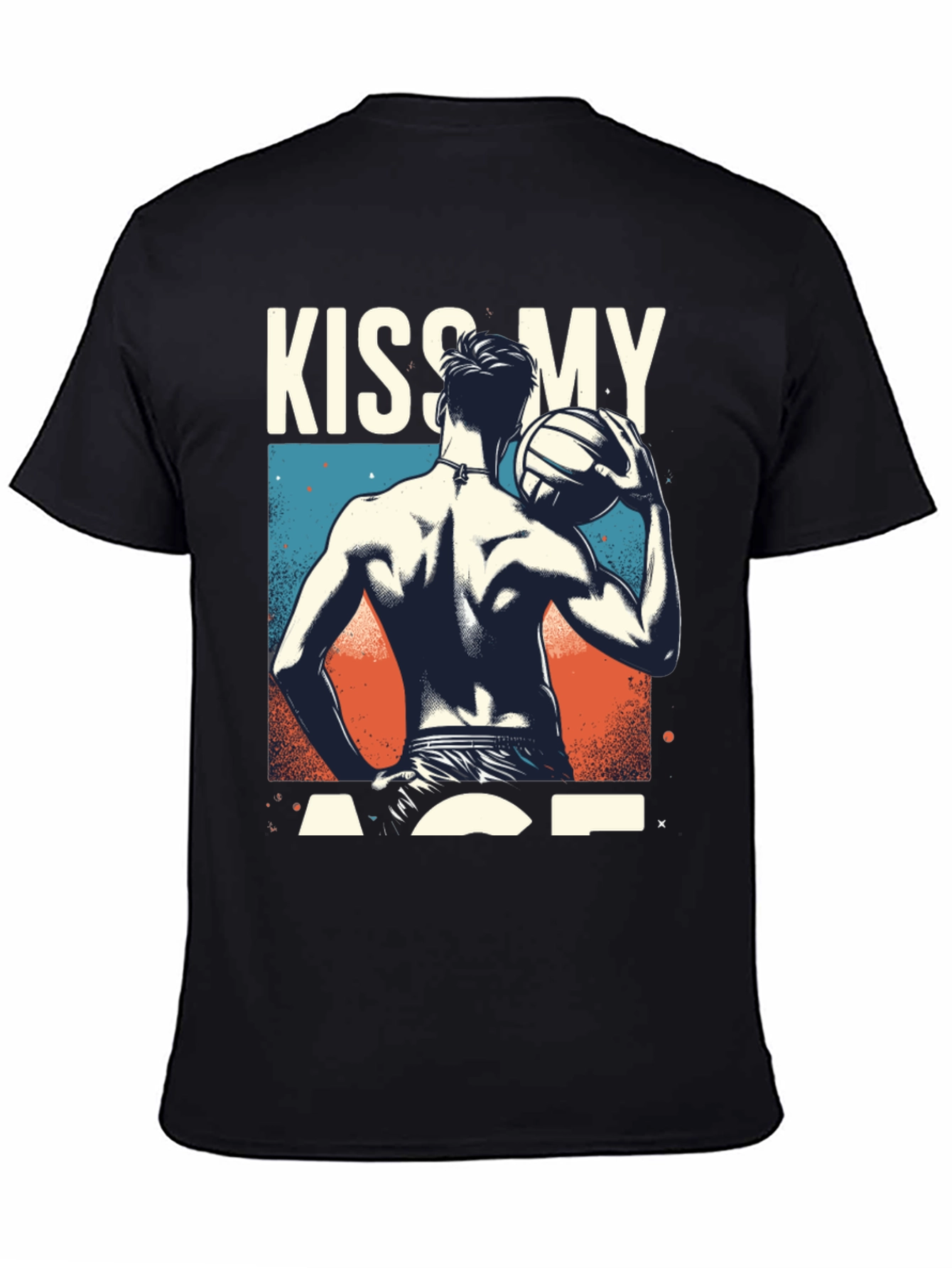 Kiss My Ace Volleyball Graphic T-Shirt