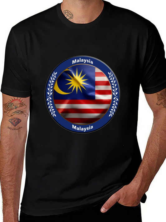 Malaysia Flag Graphic T-Shirt