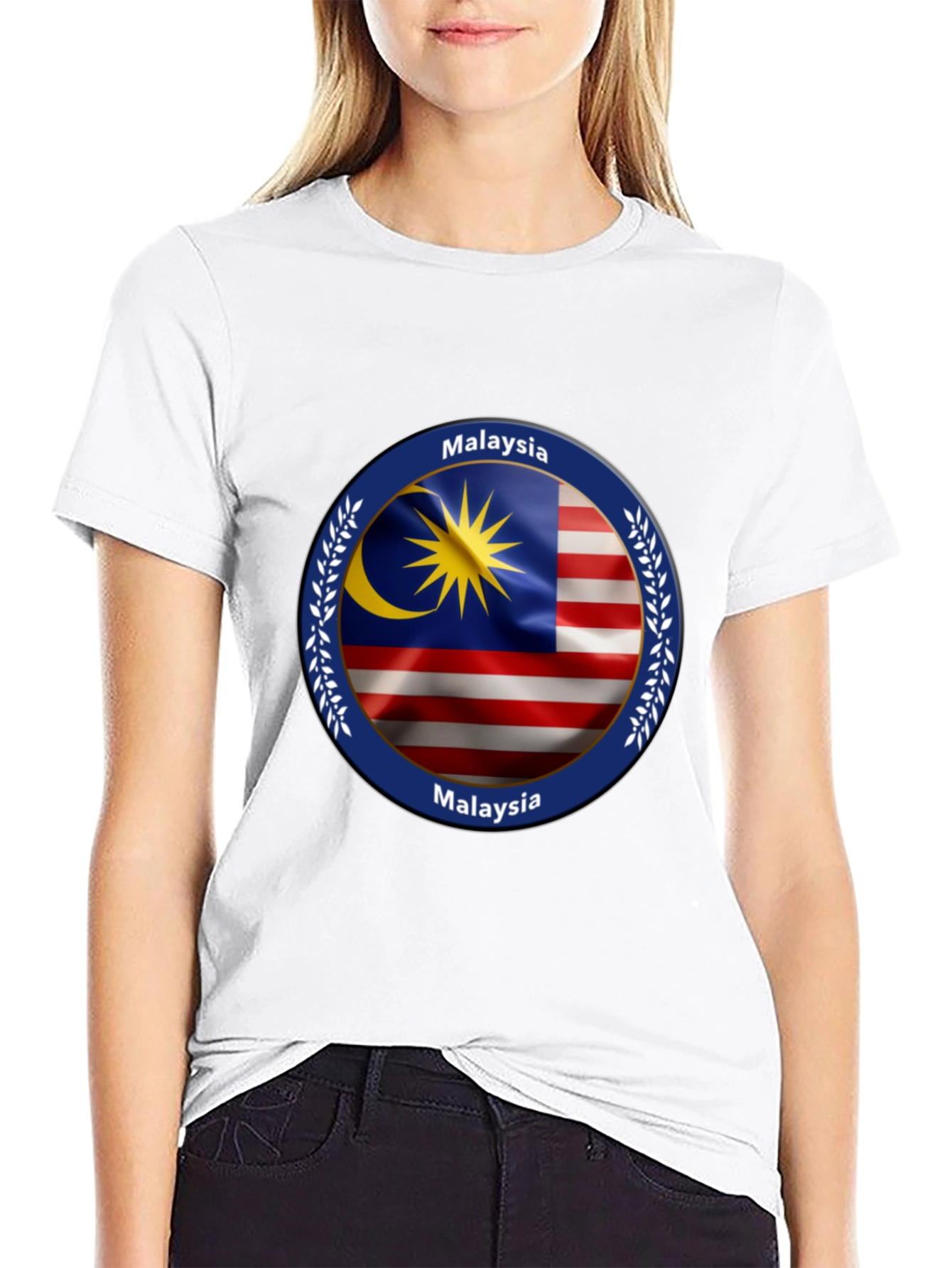 Malaysia Flag Graphic T-Shirt