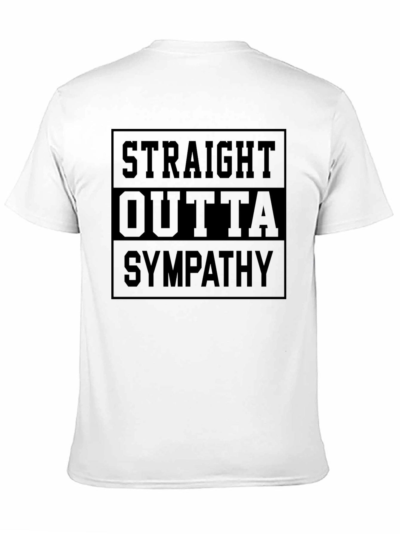 Straight Outta Sympathy Graphic Tee - Black