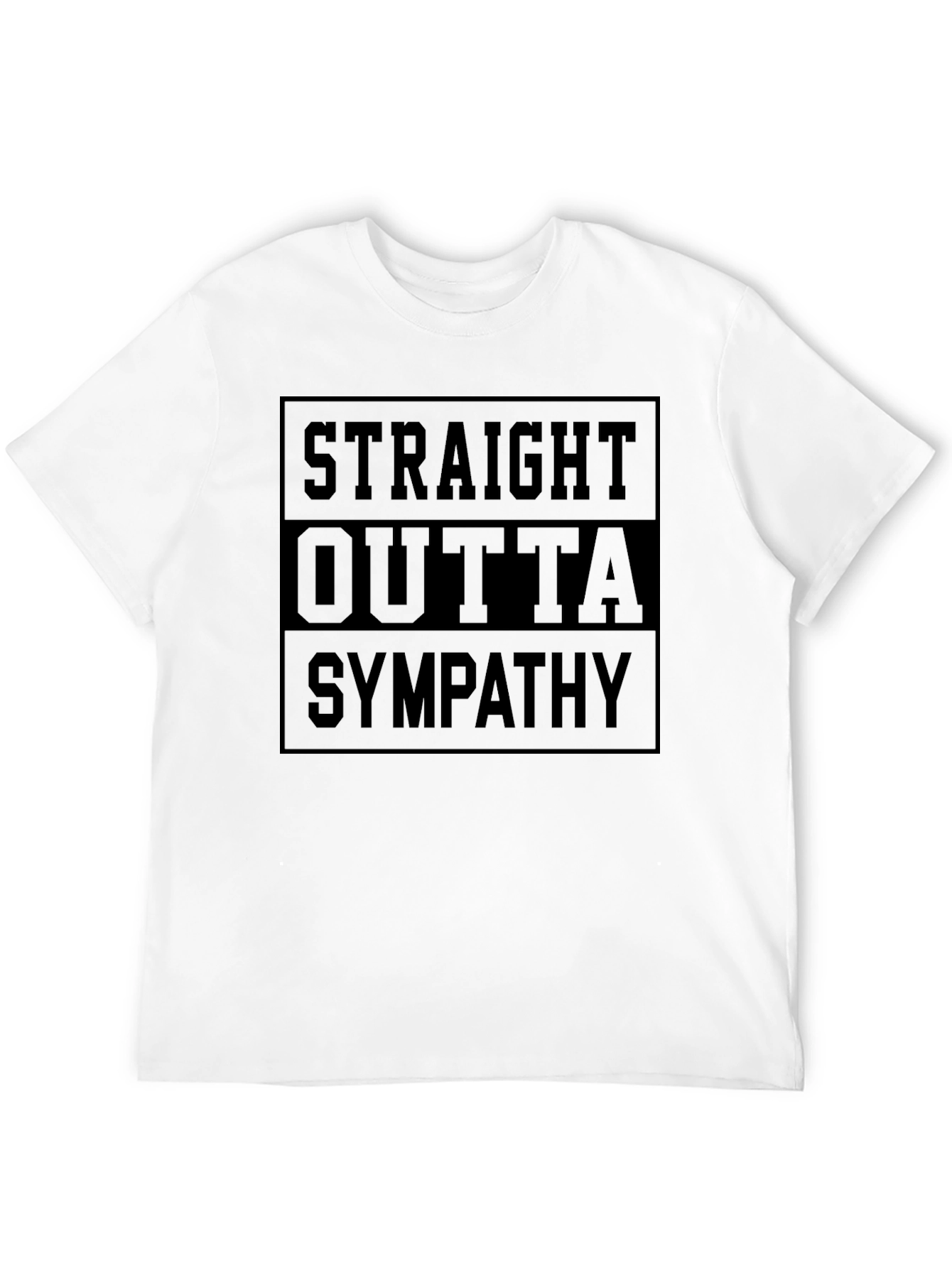 Straight Outta Sympathy Graphic Tee - Black