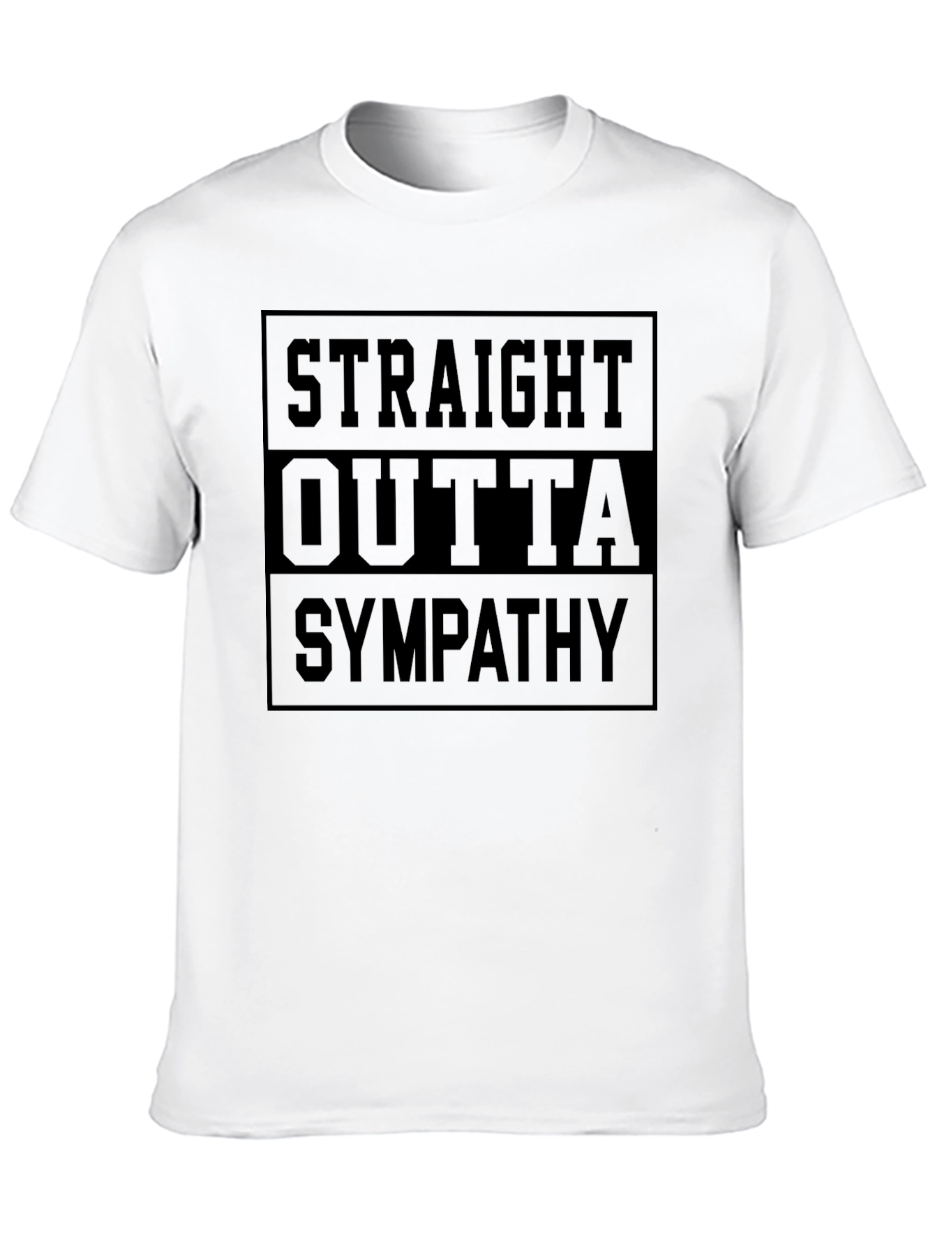 Straight Outta Sympathy Graphic Tee - Black