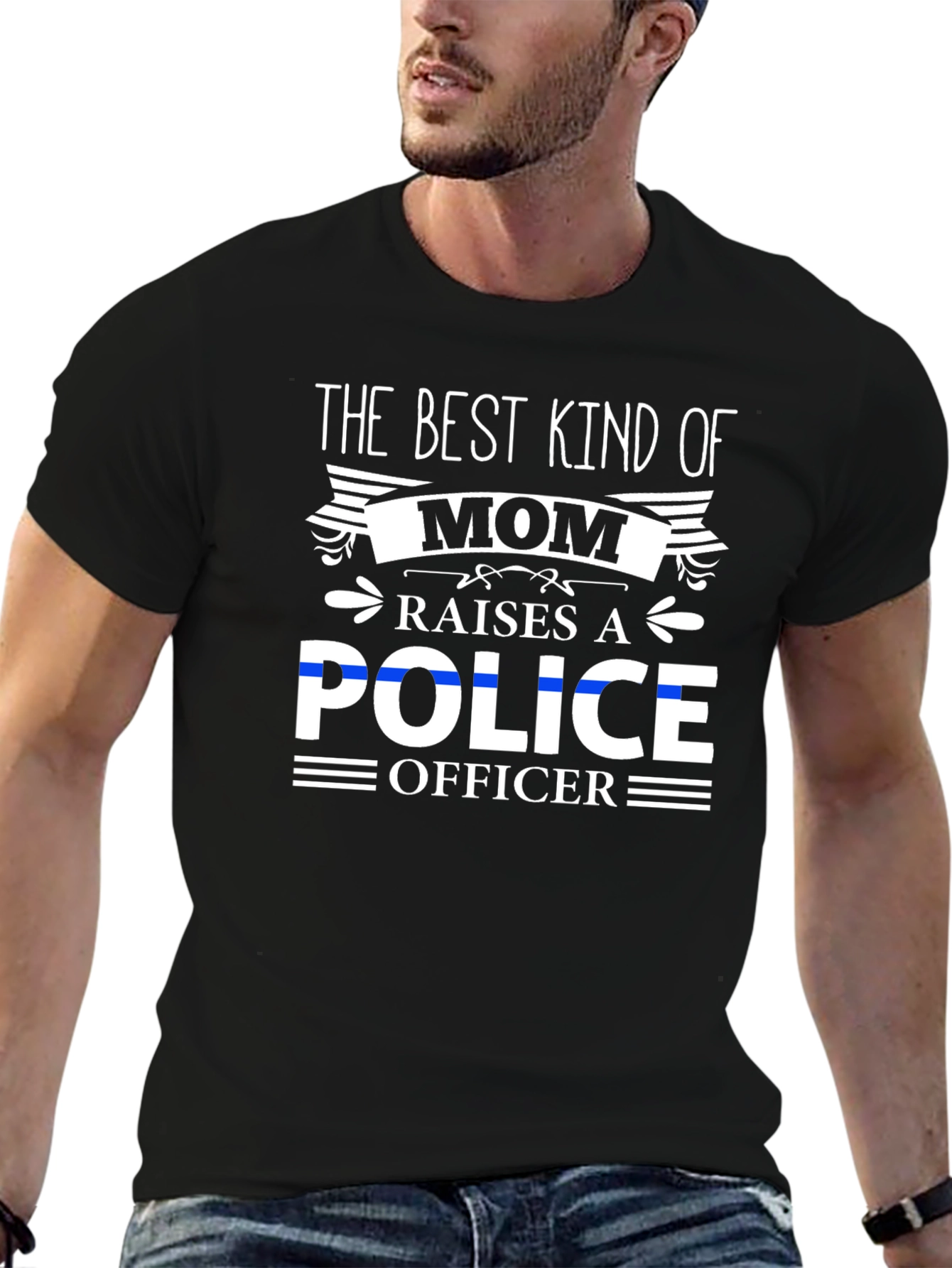 Best Kind of Mom Police Officer T-Shirt